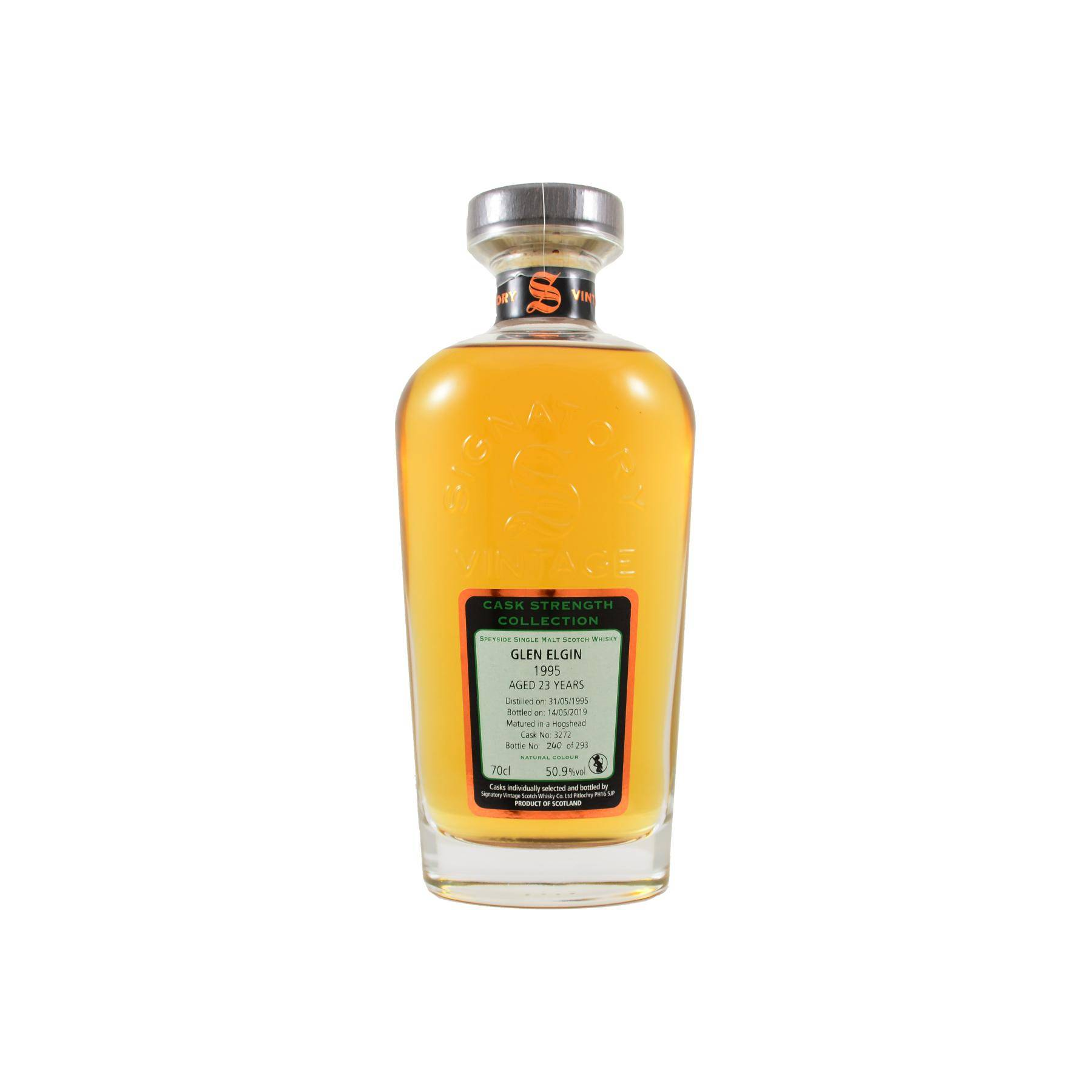 Glen Elgin Cask Strength Collection 1995 23 Years Single Malt Whisky