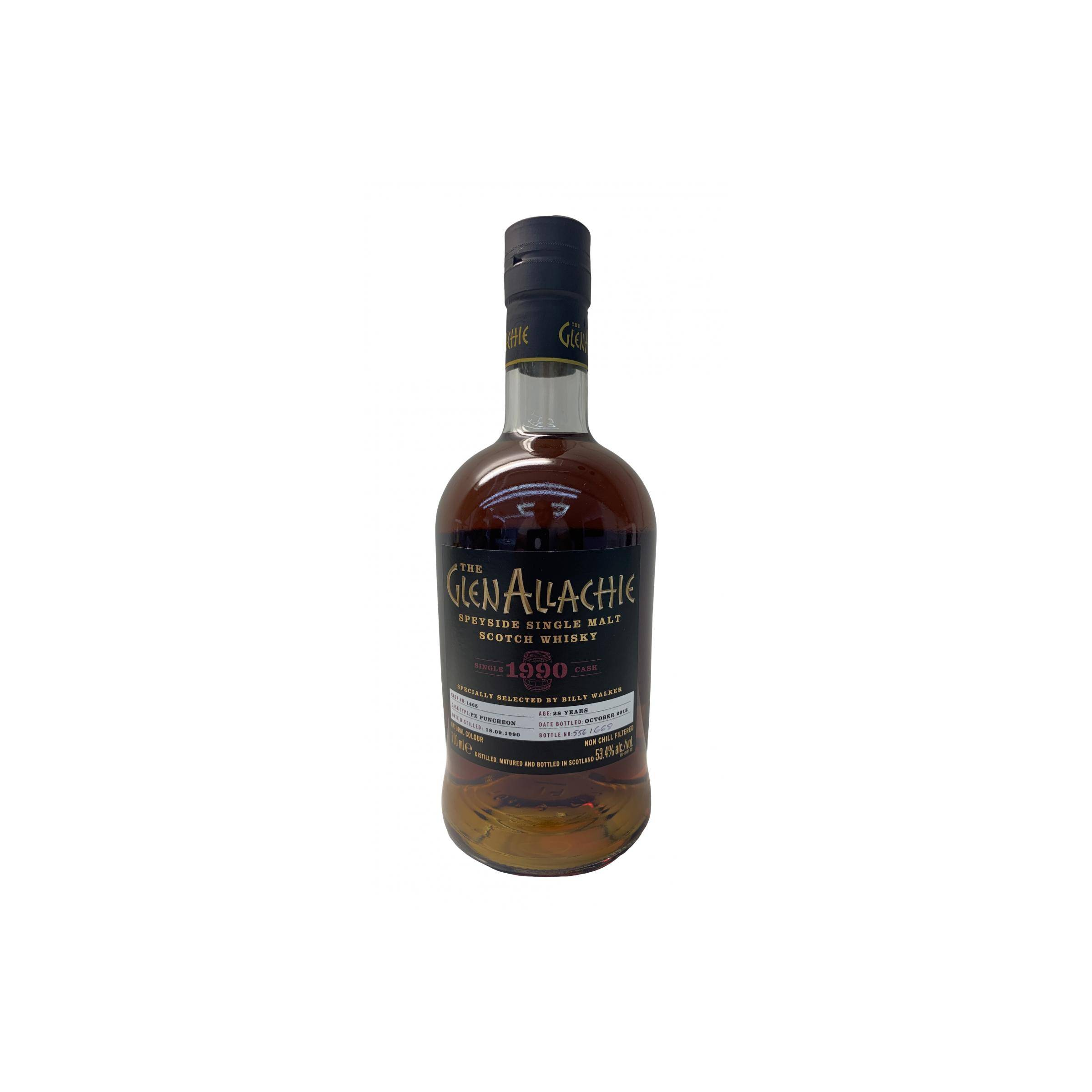 The GlenAllachie Single Cask 1990 28 Years Single Malt Whisky