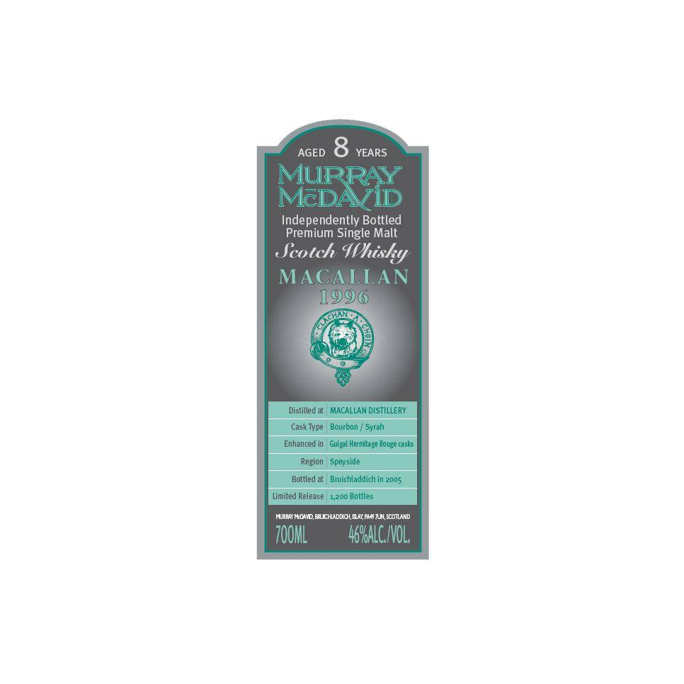 The Macallan 1996 8 Years Single Malt Whisky 2