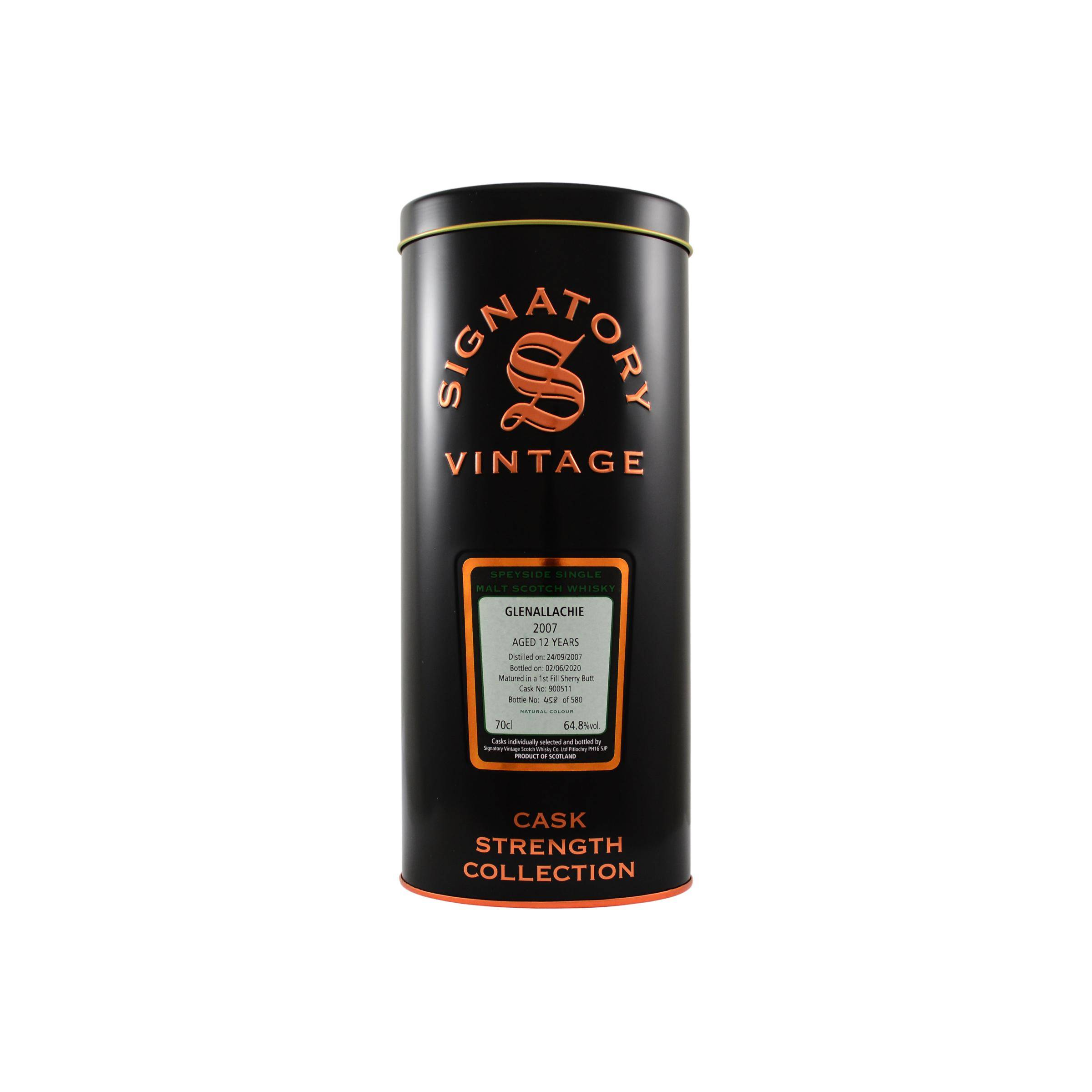 The GlenAllachie Cask Strength Collection 2007 12 Years Single Malt Whisky 2