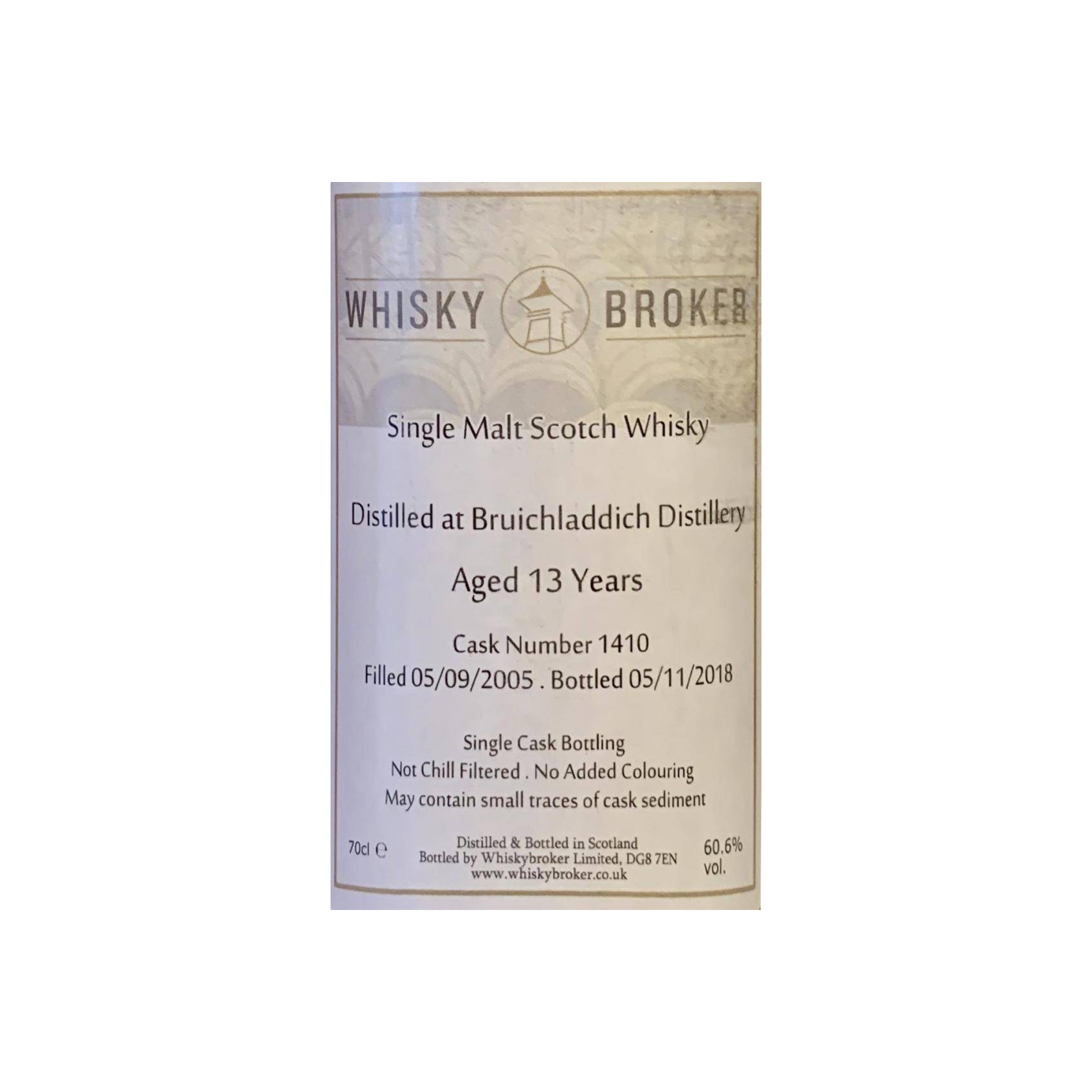 Bruichladdich 2005 13 Years Single Malt Whisky 2