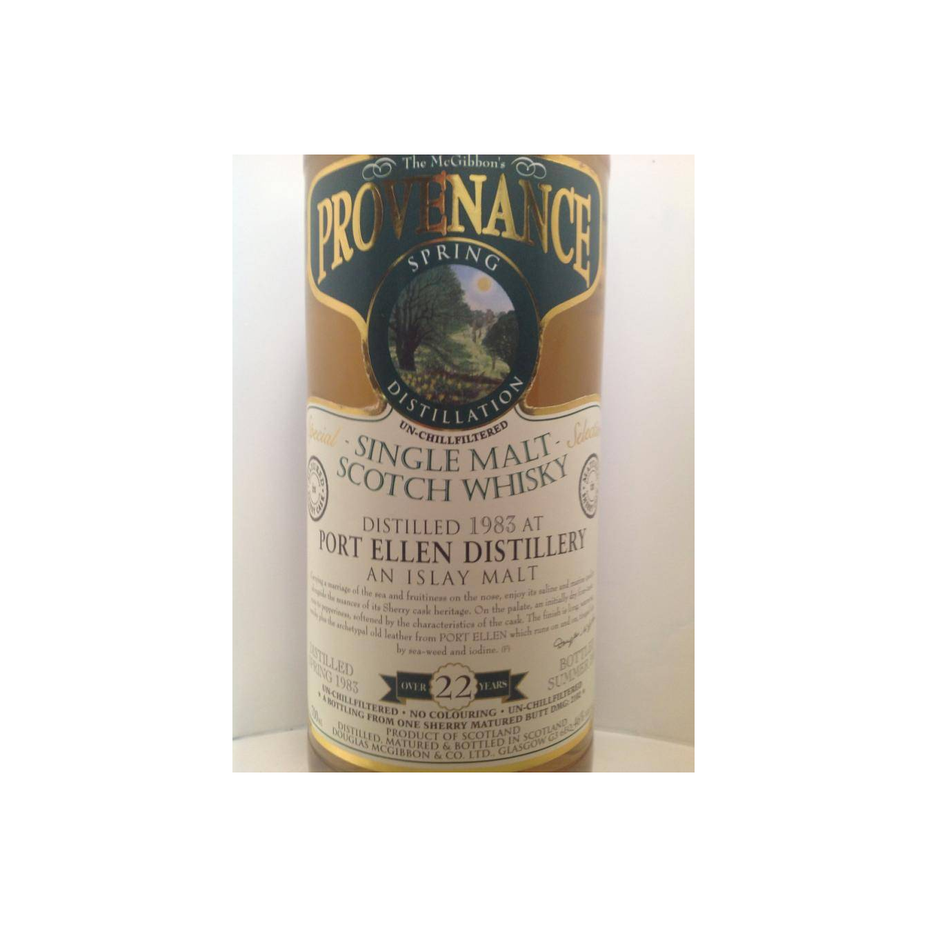 Port Ellen McGibbon's Provenance 1983 22 Years Single Malt Whisky 2