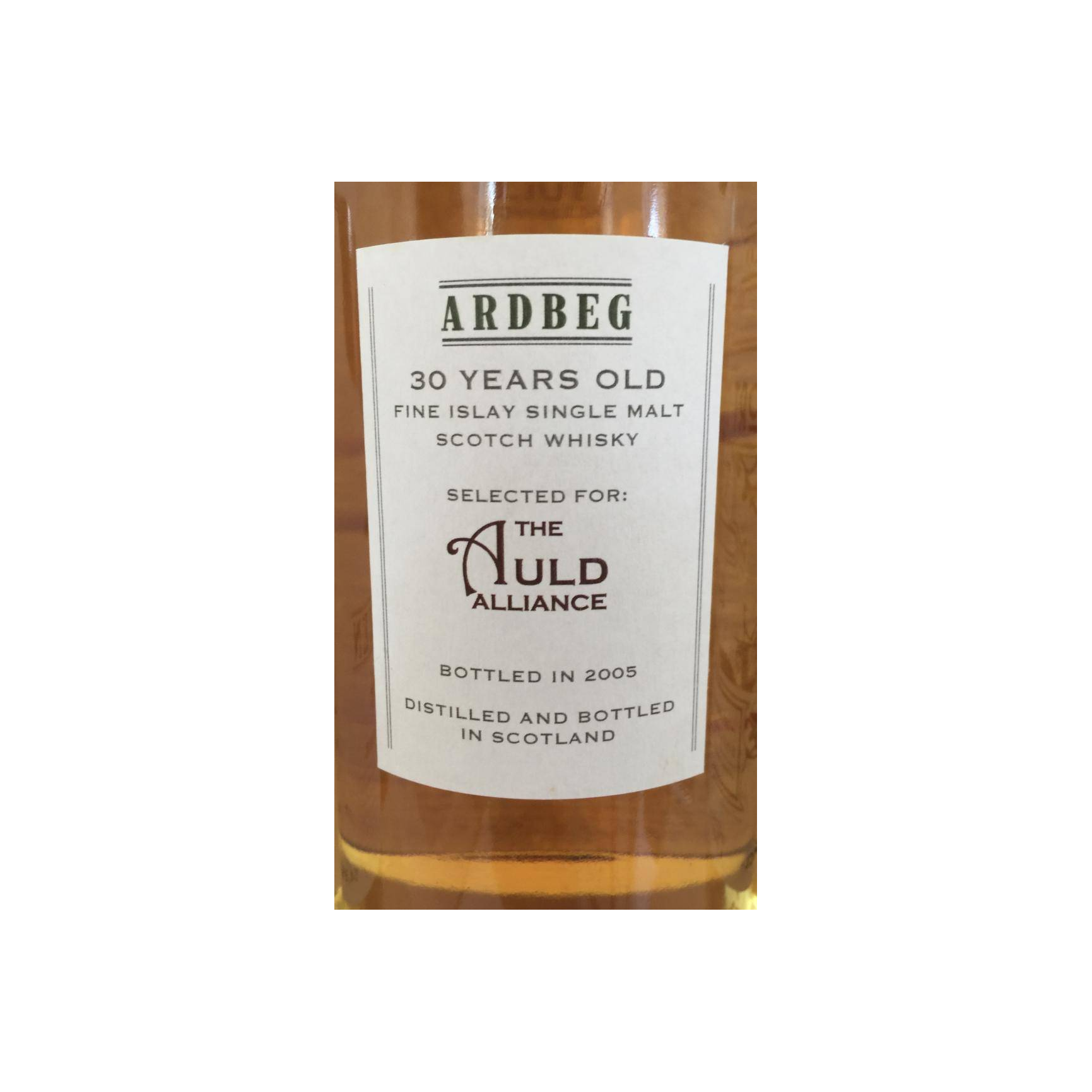 Ardbeg 1975 30 Years Single Malt Whisky