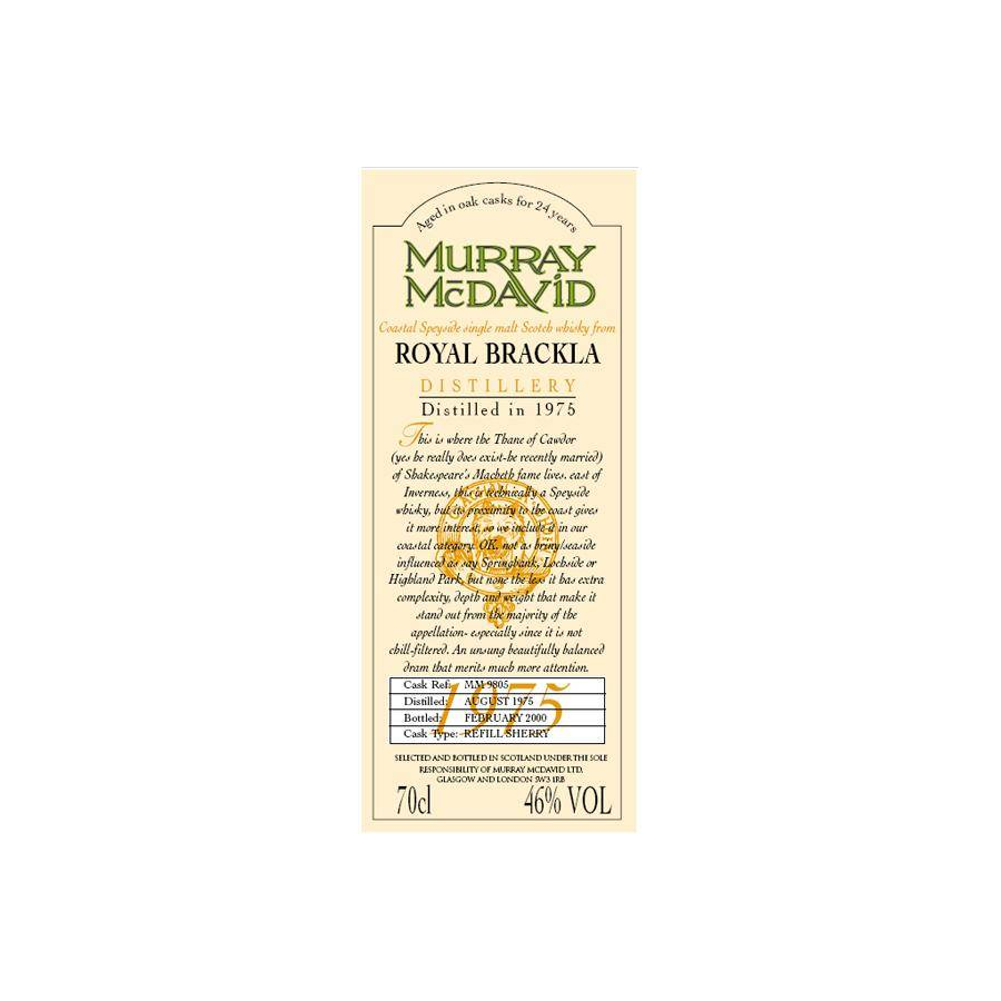 Royal Brackla 1975 24 Years Single Malt Whisky