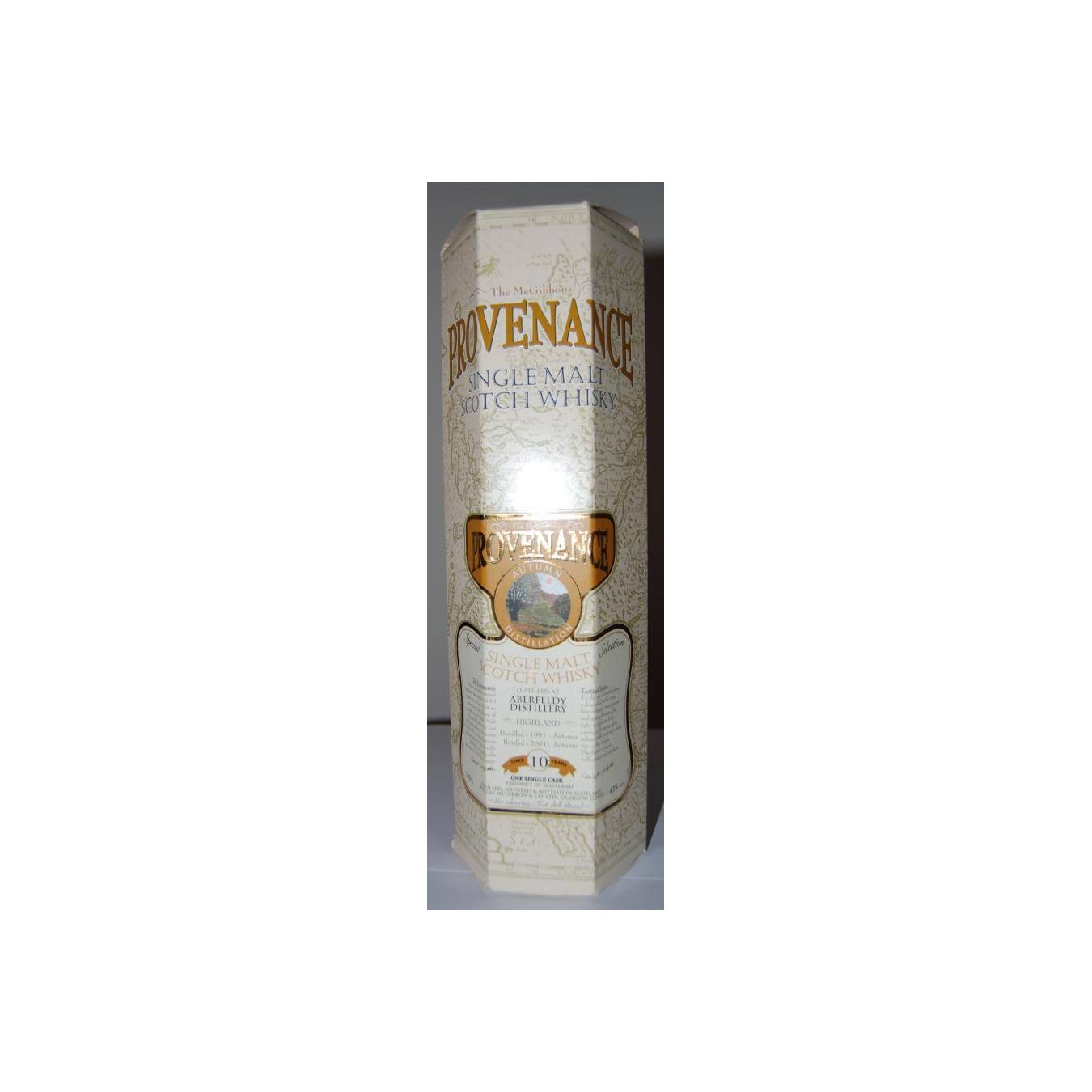 Aberfeldy McGibbon's Provenance 1991 10 Years Single Malt Whisky 3