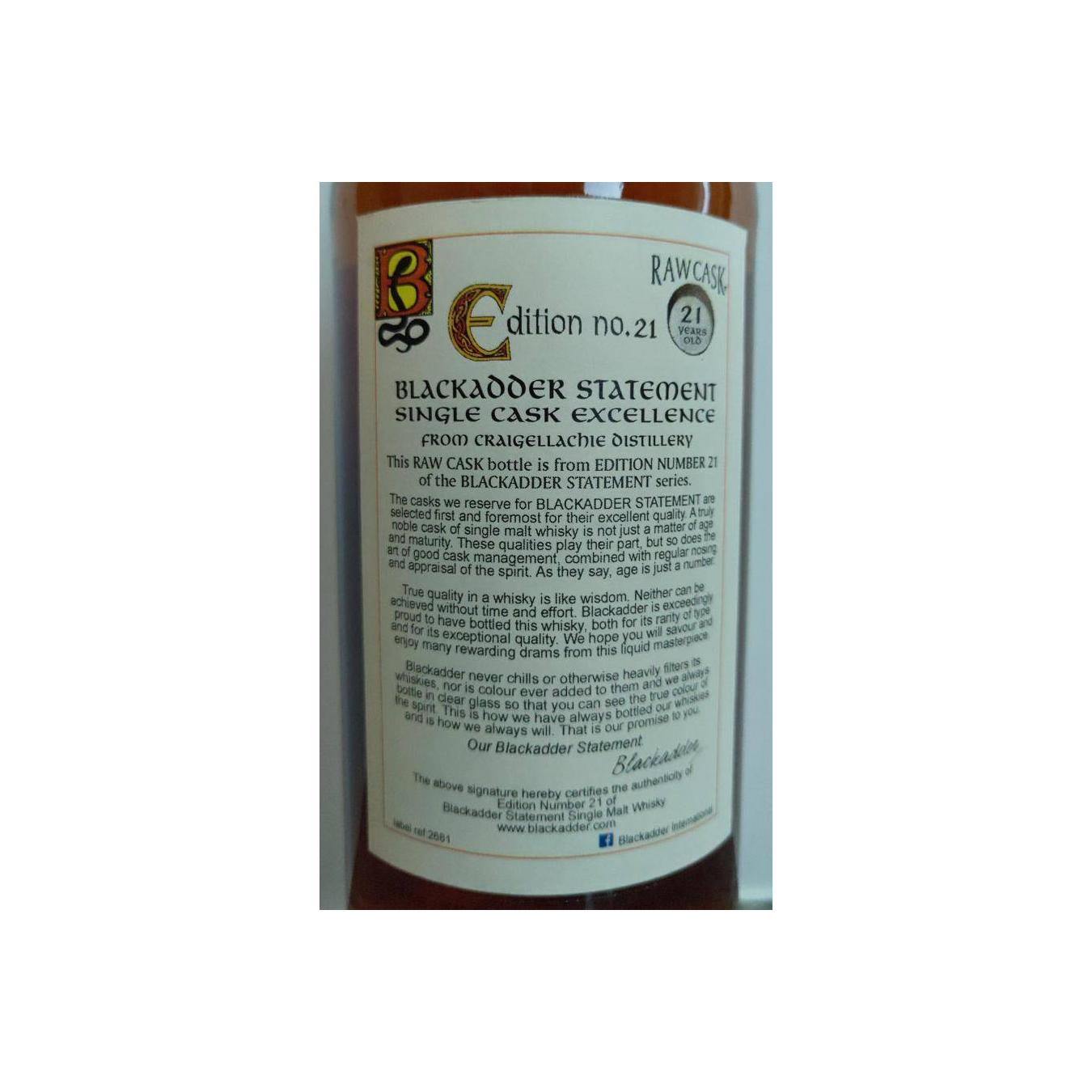 Craigellachie Raw Cask 1995 21 Years Single Malt Whisky 3