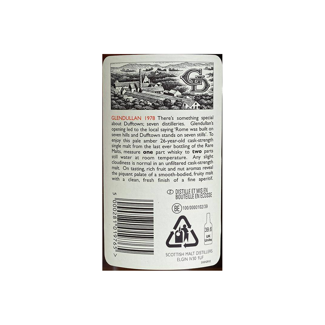 Glendullan 1978 26 Years Single Malt Whisky 3