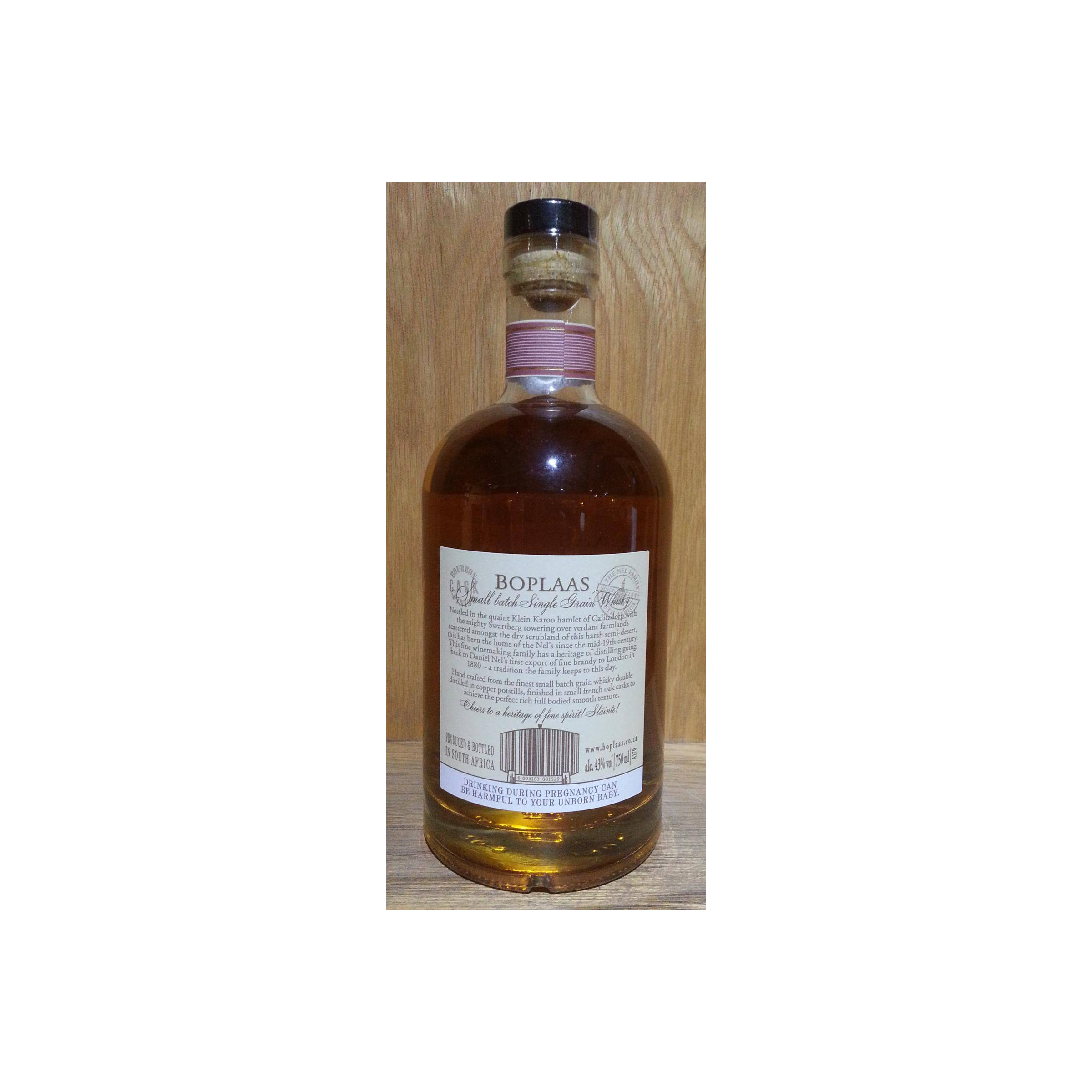 Boplaas Small batch Single Grain Whisky 2