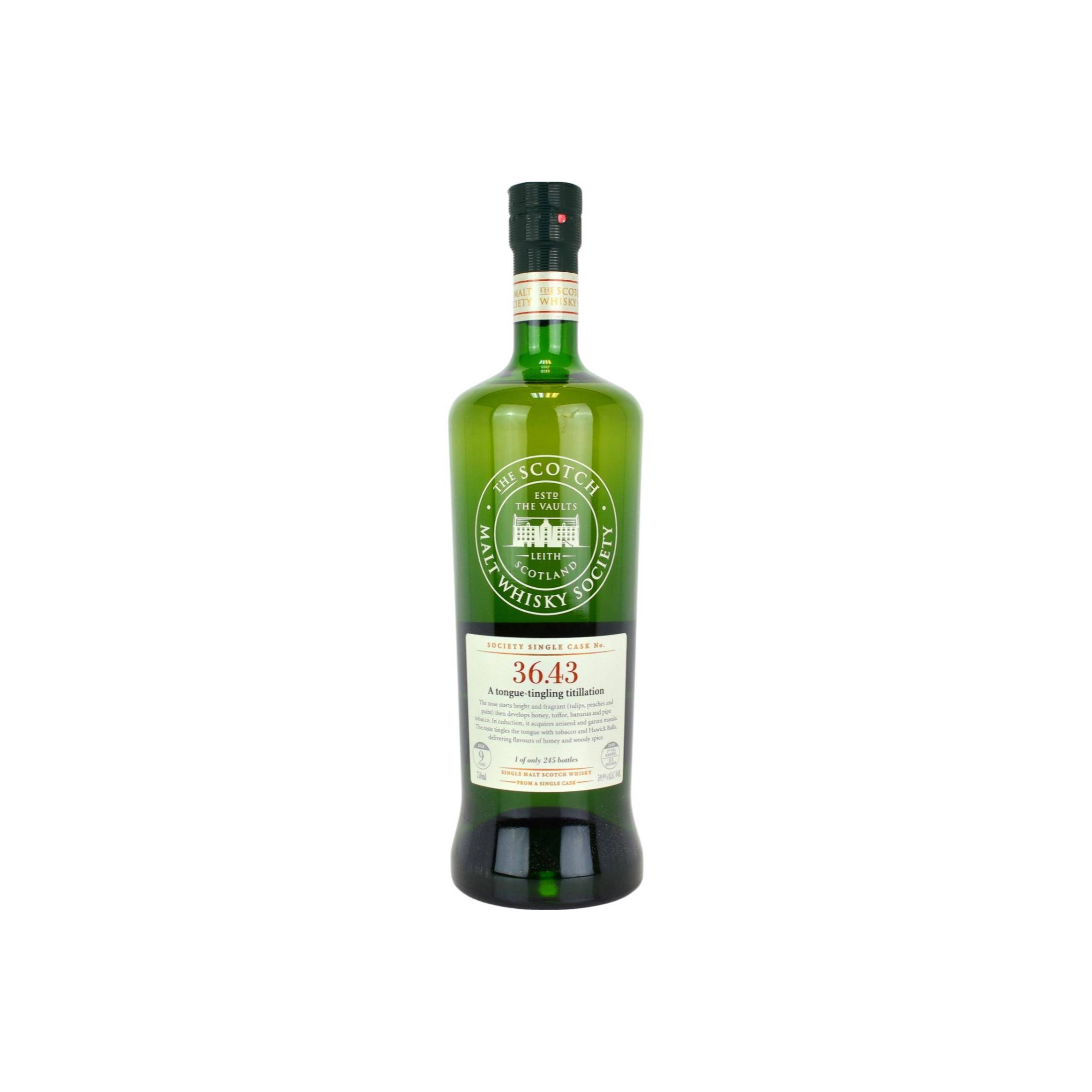 The Scotch Malt Whisky Society 9 Years Single Malt Whisky