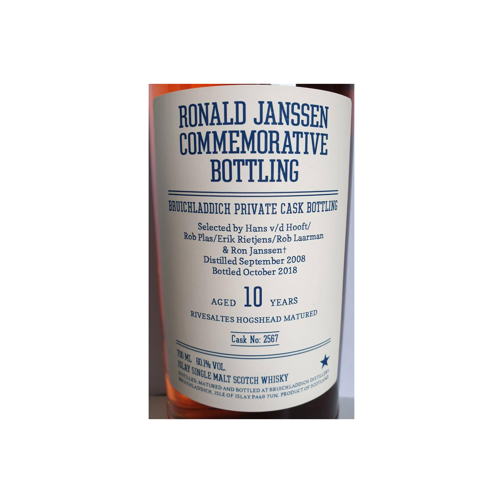 Bruichladdich 2008 10 Years Single Malt Whisky