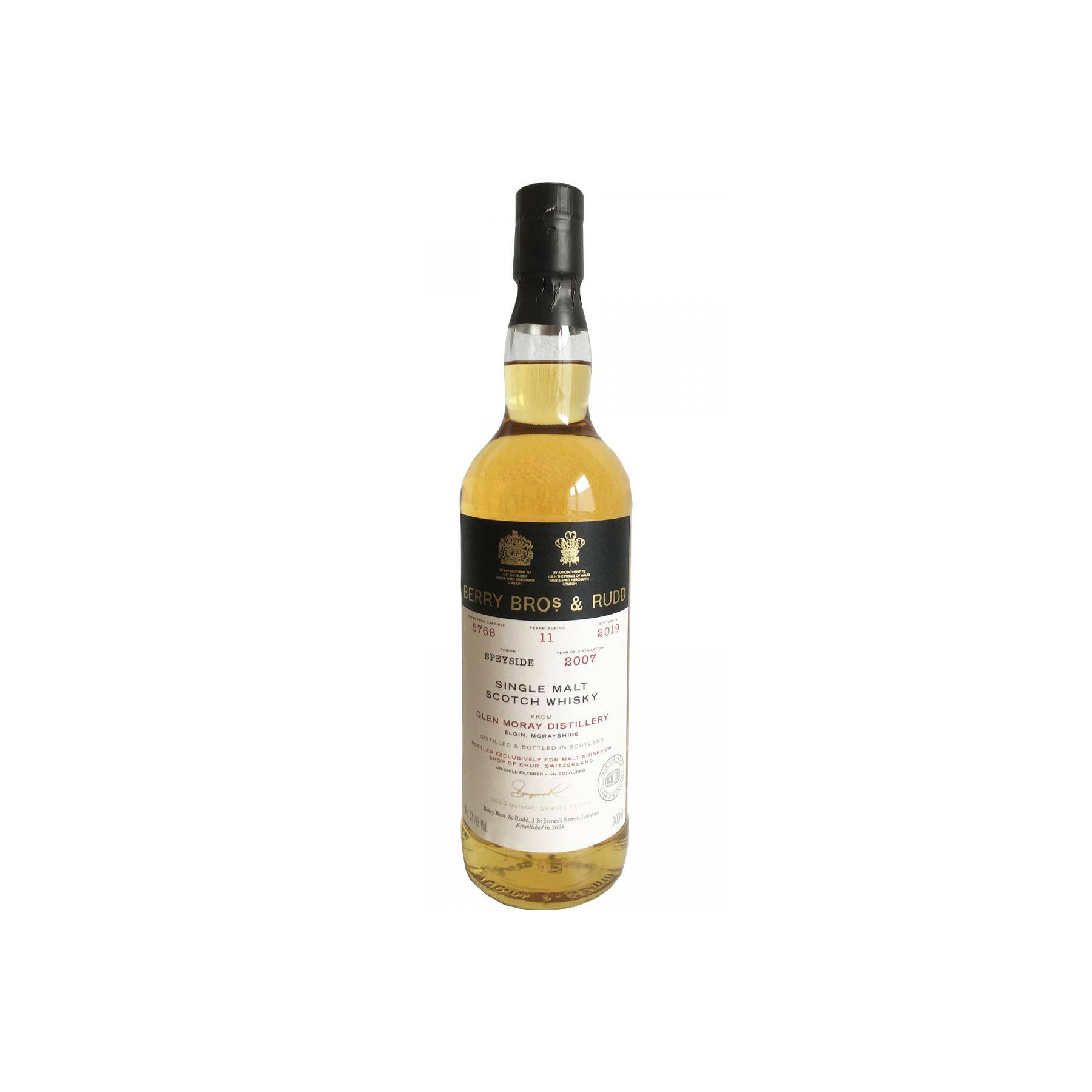 Glen Moray 2007 11 Years Single Malt Whisky