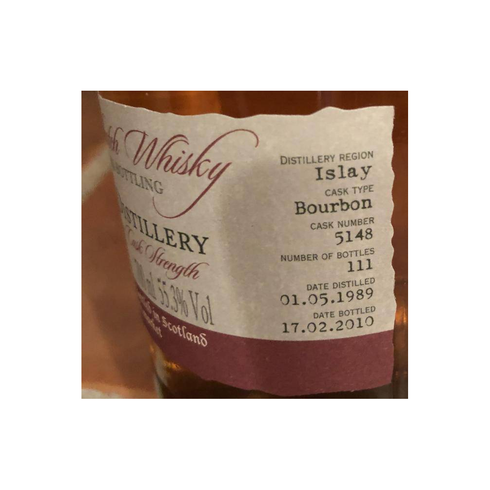 Laphroaig Individual Cask Bottling 1989 20 Years Single Malt Whisky