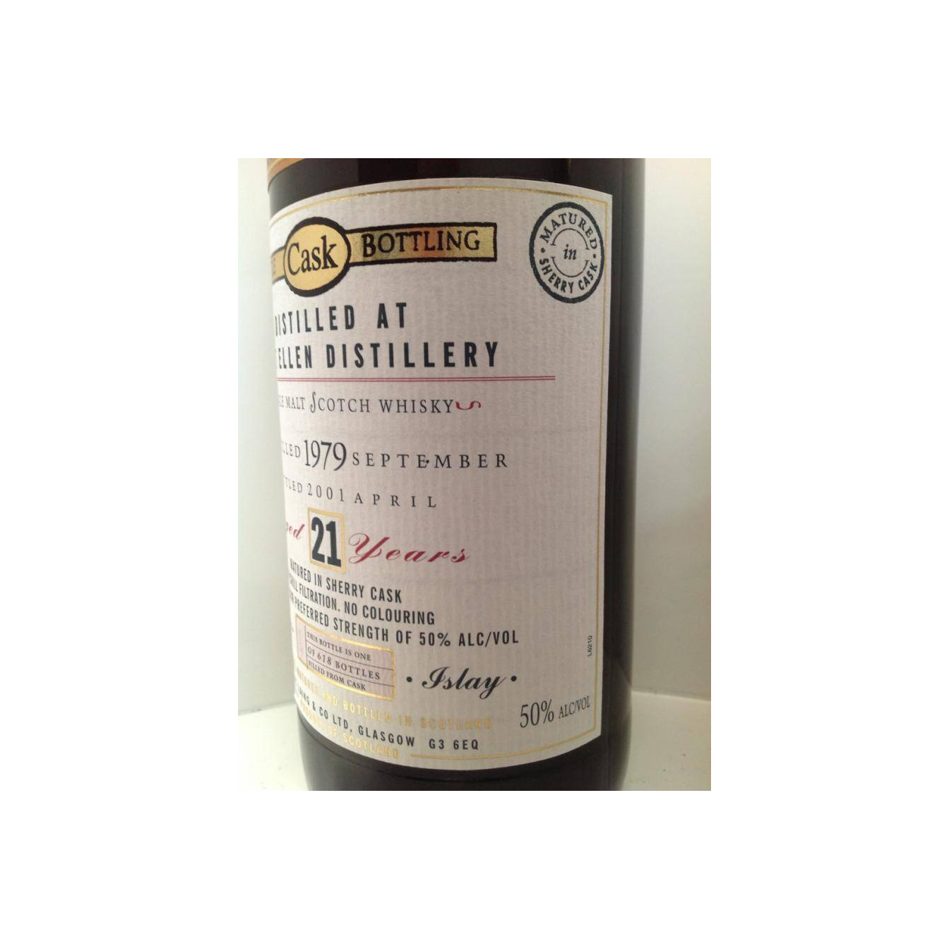 Port Ellen Old Malt Cask 1979 21 Years Single Malt Whisky 3