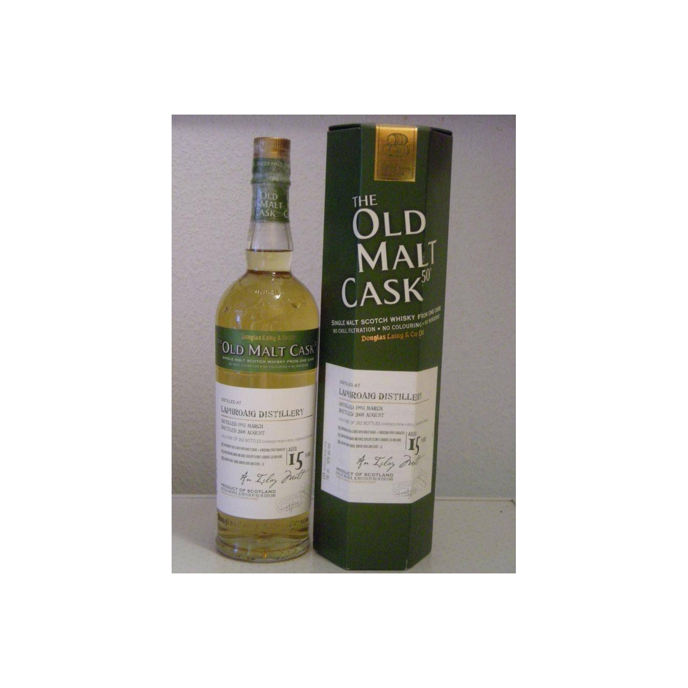 Laphroaig Old Malt Cask 1993 15 Years Single Malt Whisky 3