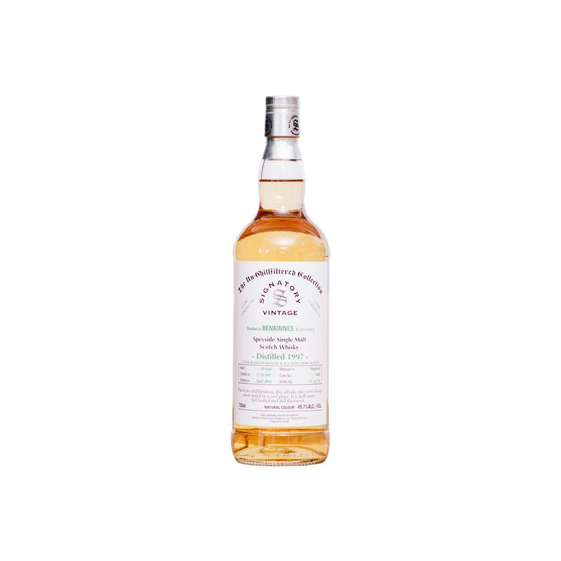 Benrinnes 1997 20 Years Single Malt Whisky