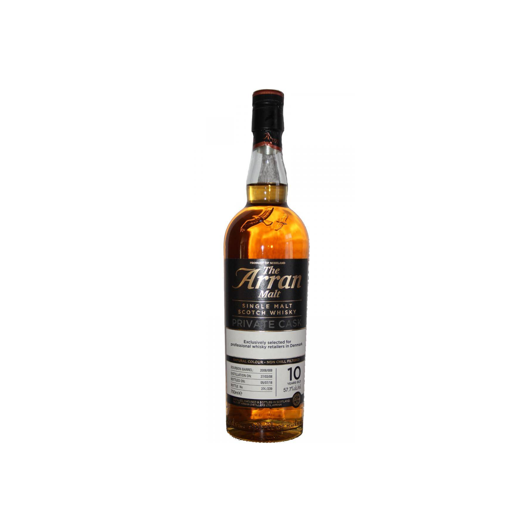 Arran Private Cask 2008 10 Years Single Malt Whisky