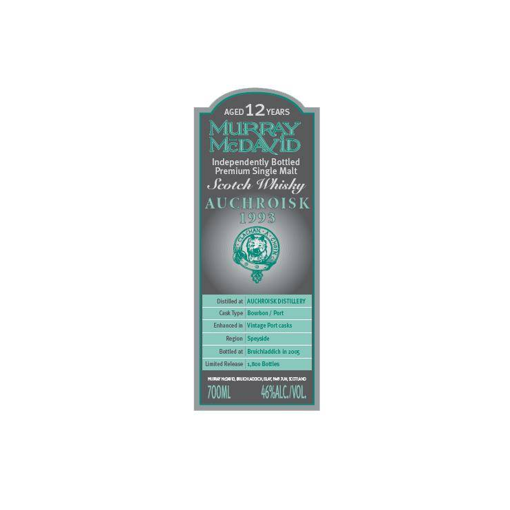 Auchroisk 1993 12 Years Single Malt Whisky 2