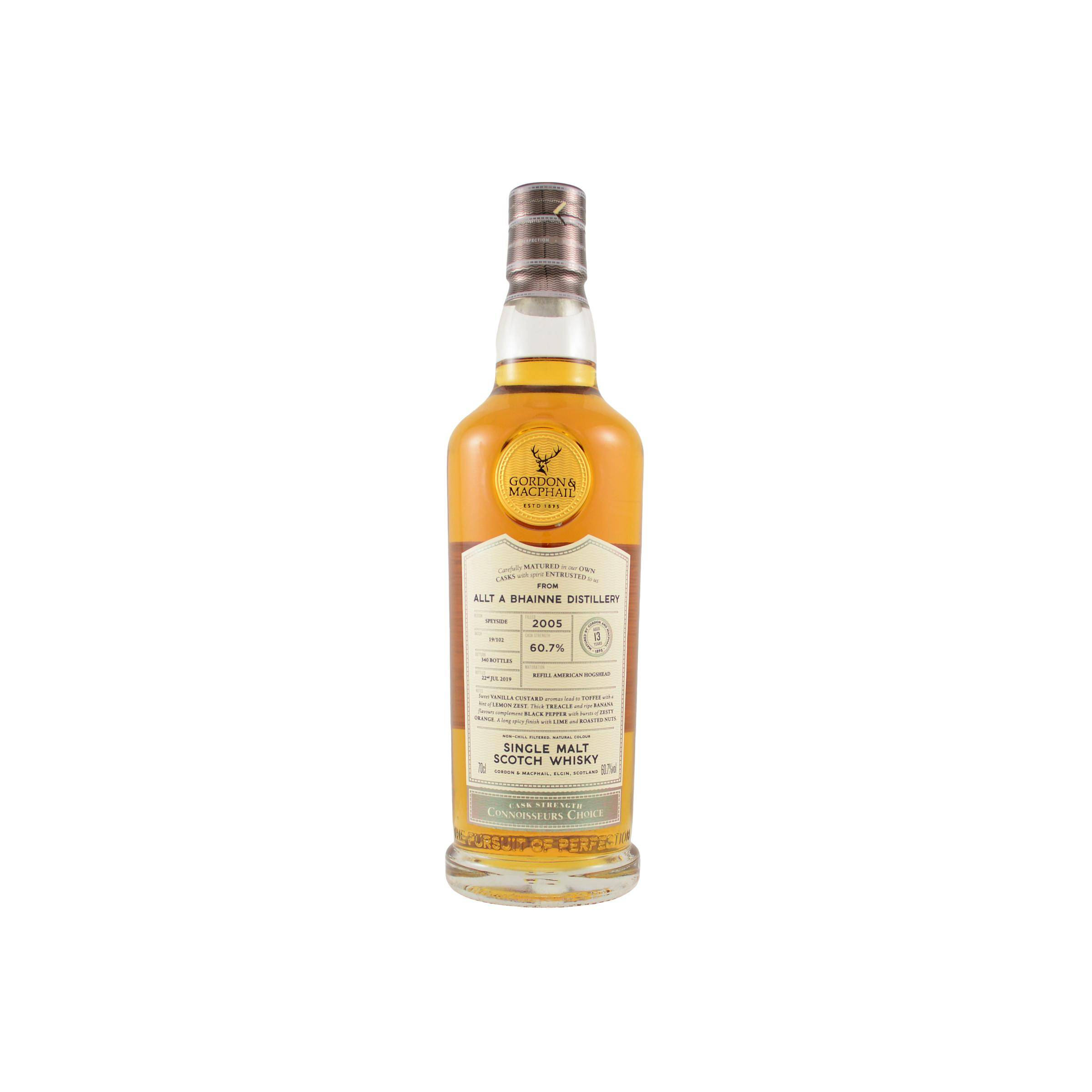 Allt-A-Bhainne Connoisseurs Choice - Cask Strength 2005 13 Years Single Malt Whisky