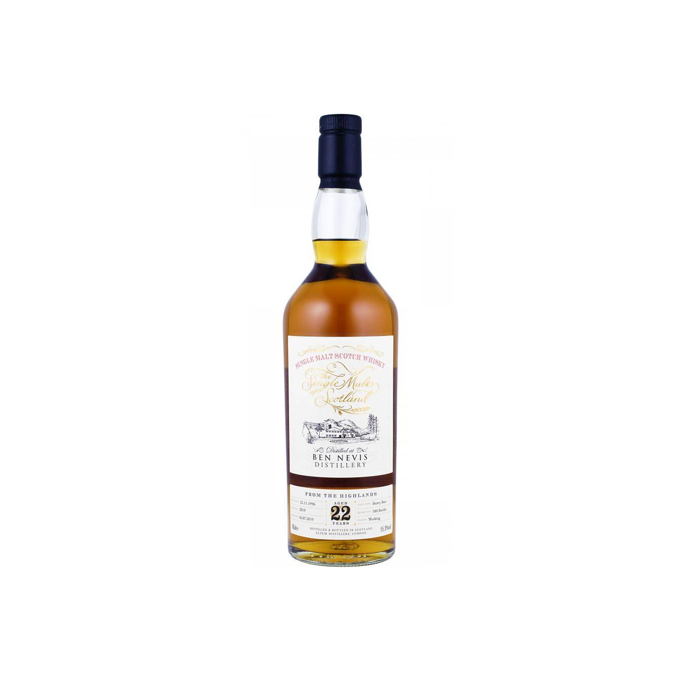 Ben Nevis The Single Malts of Scotland 1996 22 Years Single Malt Whisky