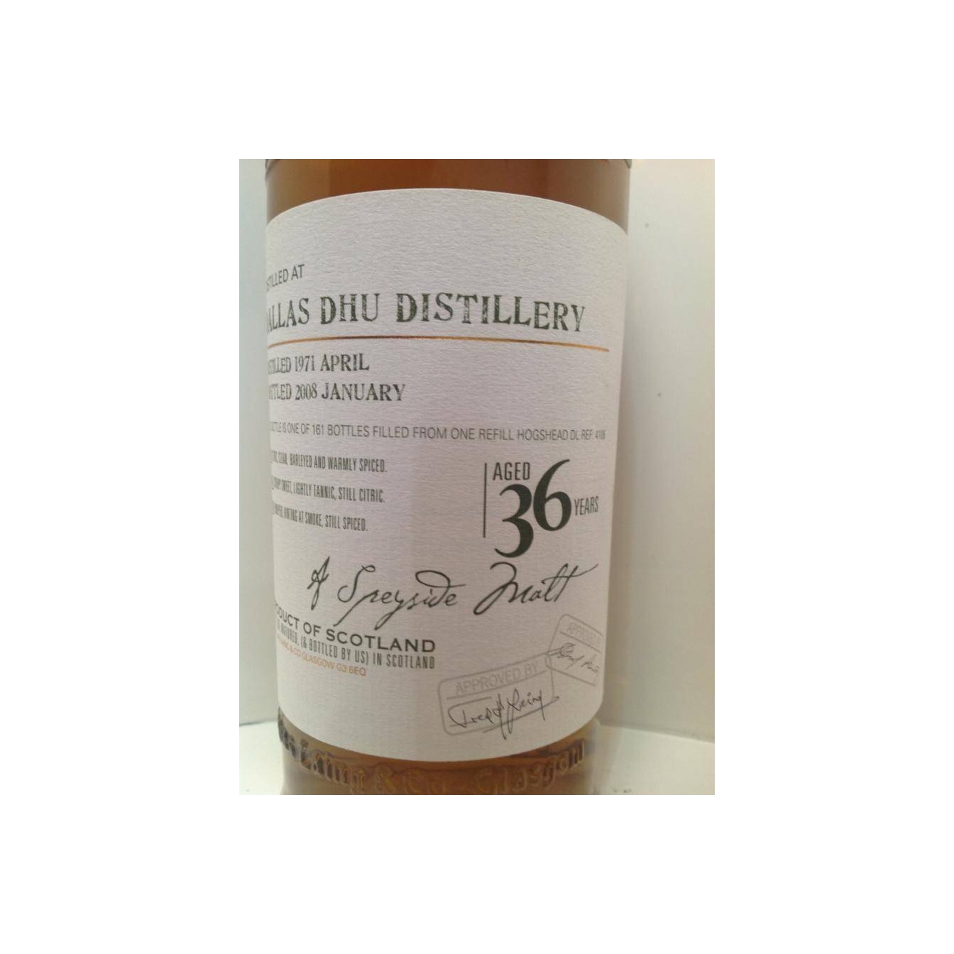 Dallas Dhu Old Malt Cask 1971 36 Years Single Malt Whisky 3