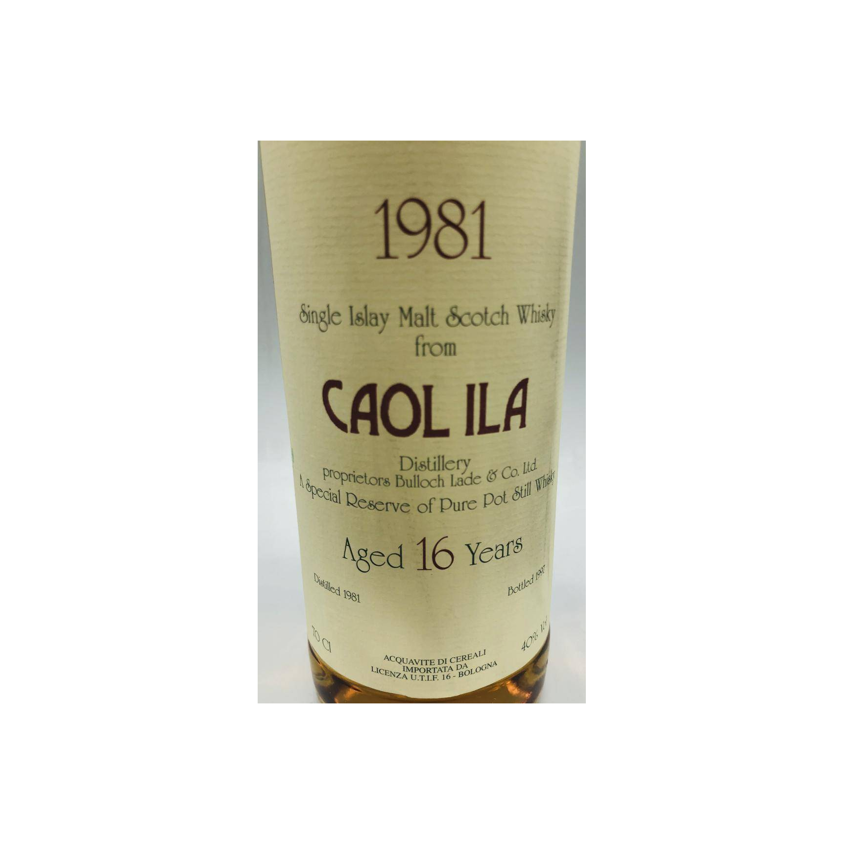 Caol Ila 1981 16 Years Single Malt Whisky 2