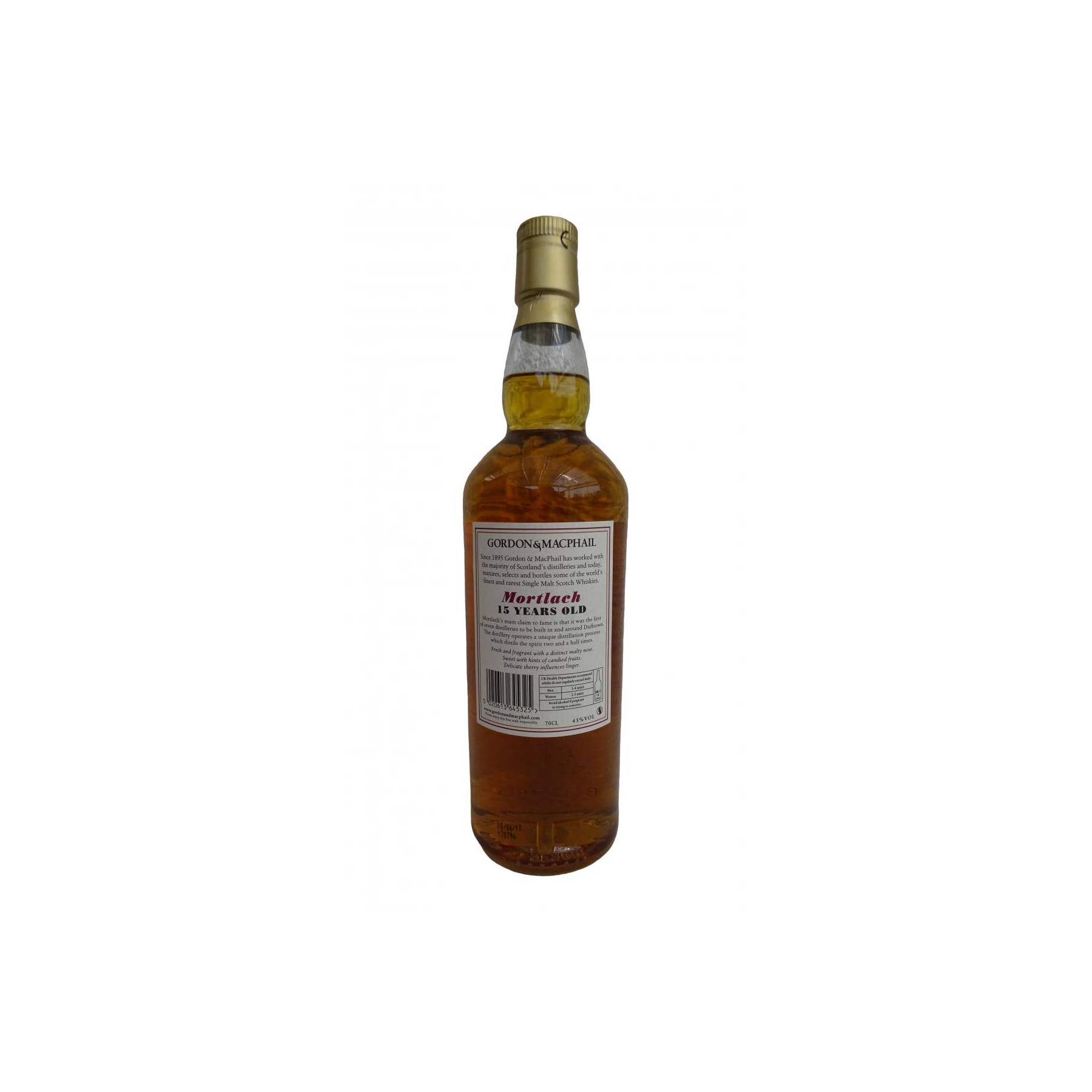 Mortlach Licensed Bottling 15 Years Single Malt Whisky 2
