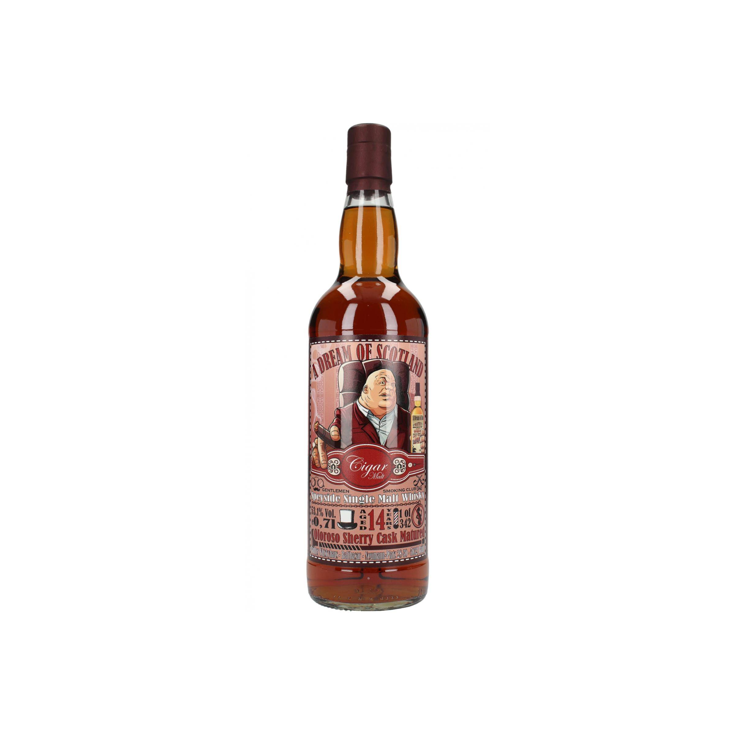 Speyside Single Malt Whisky 14-year-old BW - Cigar Malt