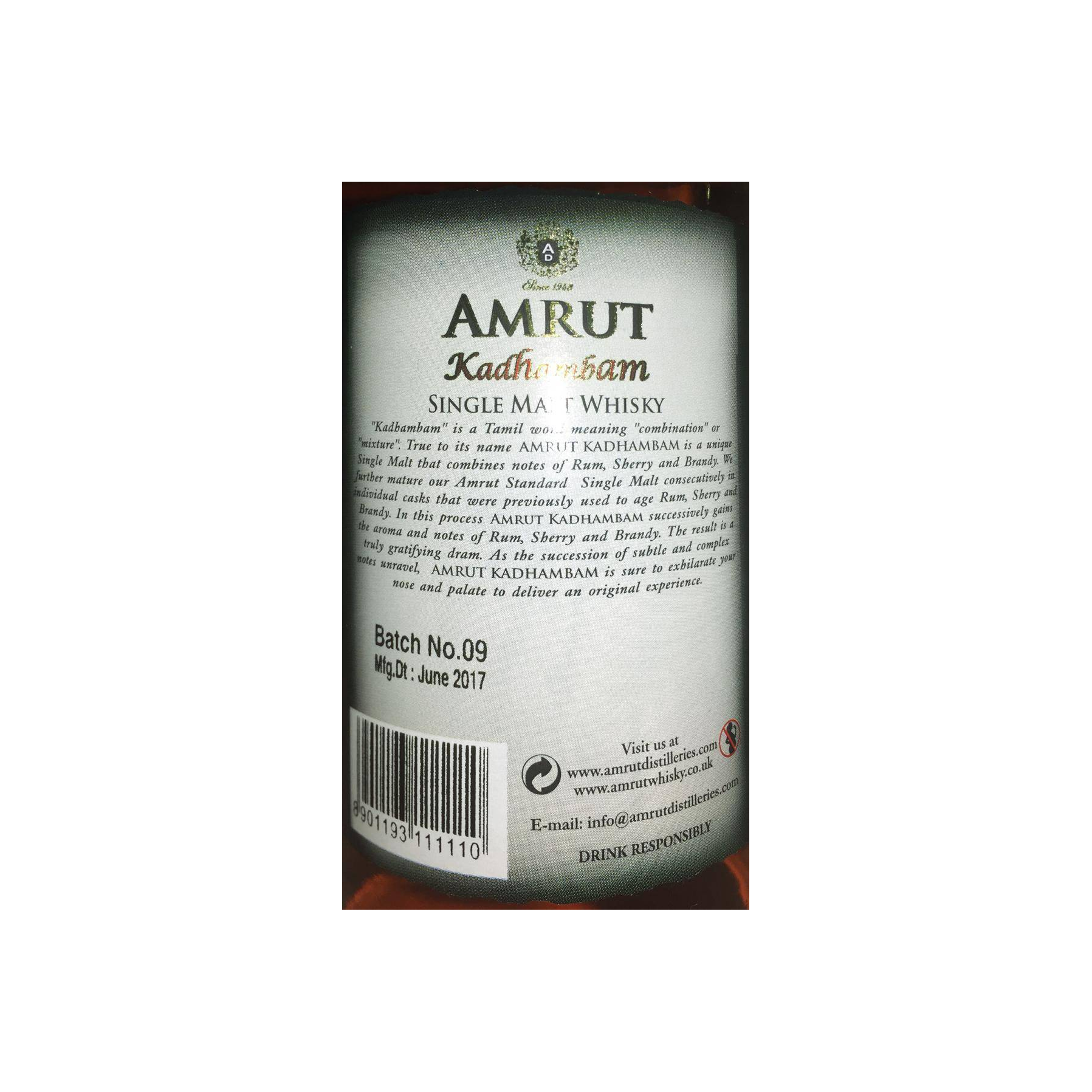 Amrut Single Malt Whisky 3
