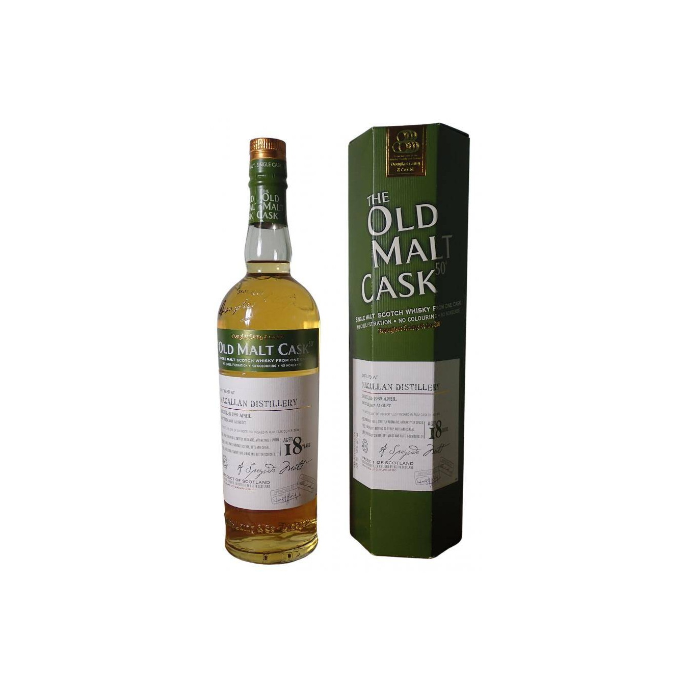 The Macallan Old Malt Cask 1989 18 Years Single Malt Whisky 2