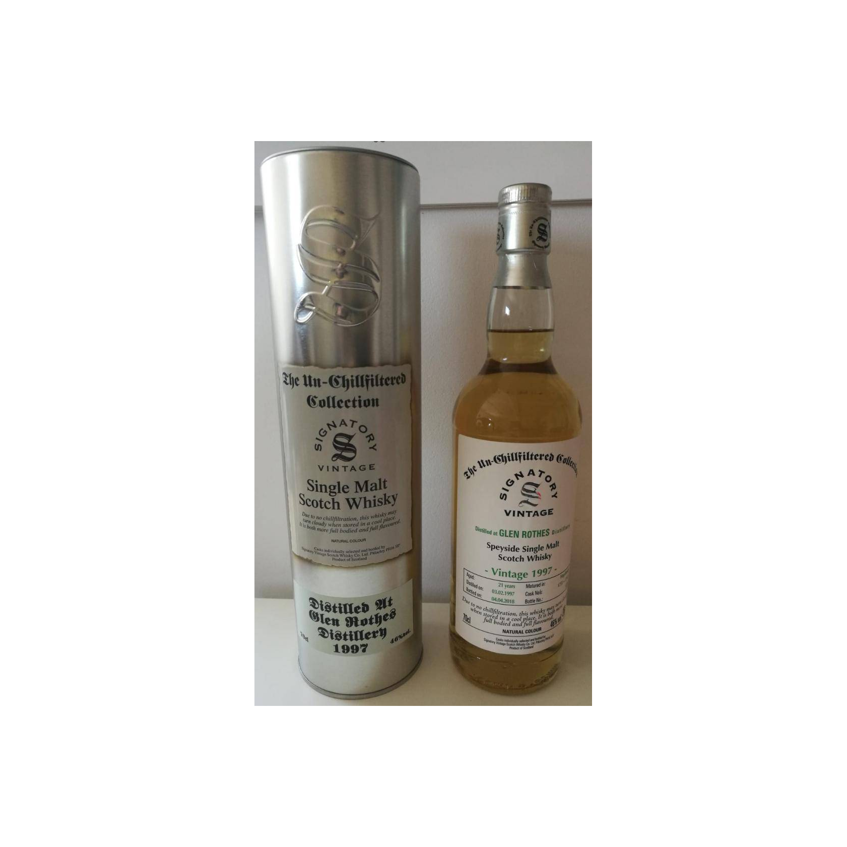 The Glenrothes The Un-Chillfiltered Collection 1997 21 Years Single Malt Whisky 2