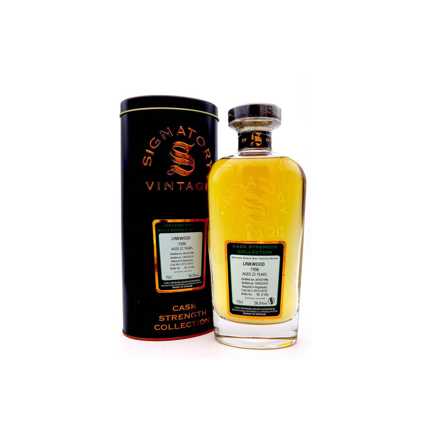 Linkwood Cask Strength Collection 1996 22 Years Single Malt Whisky 2
