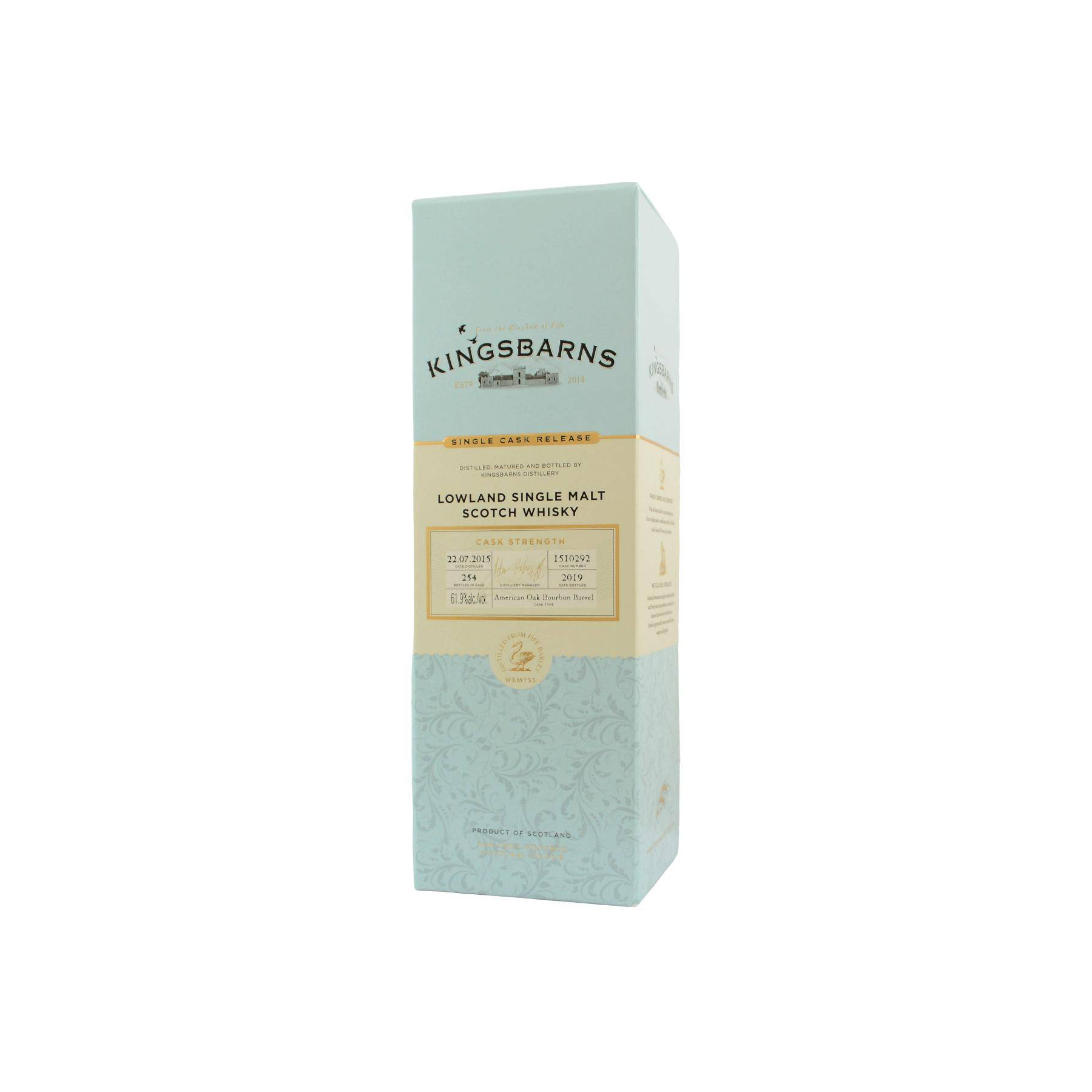 Kingsbarns 2015 4 Years Single Malt Whisky 3