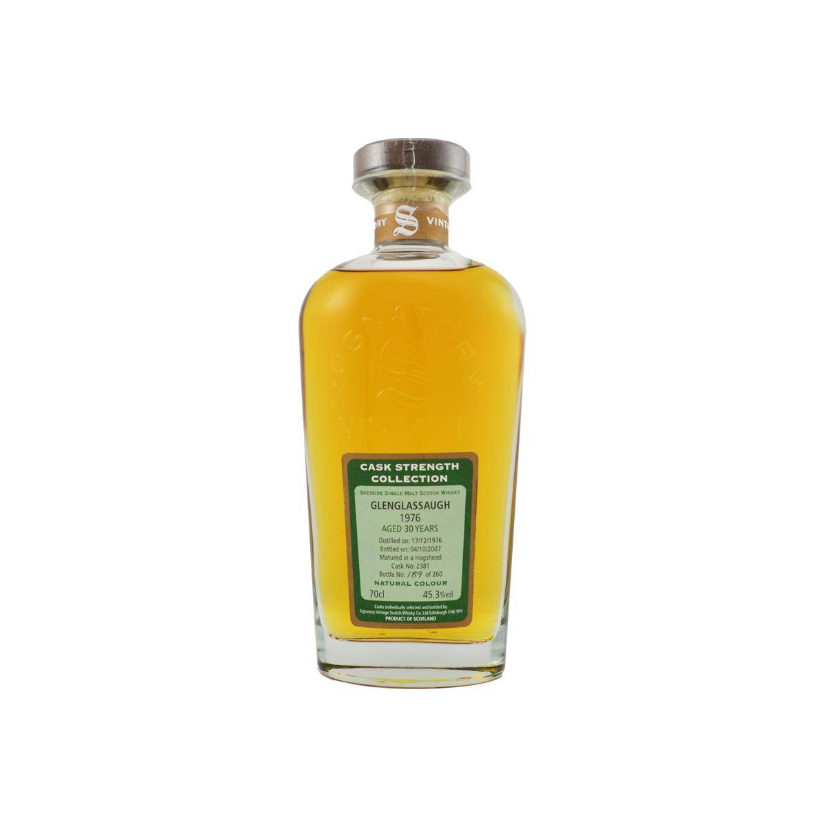 Glenglassaugh Cask Strength Collection 1976 30 Years Single Malt Whisky