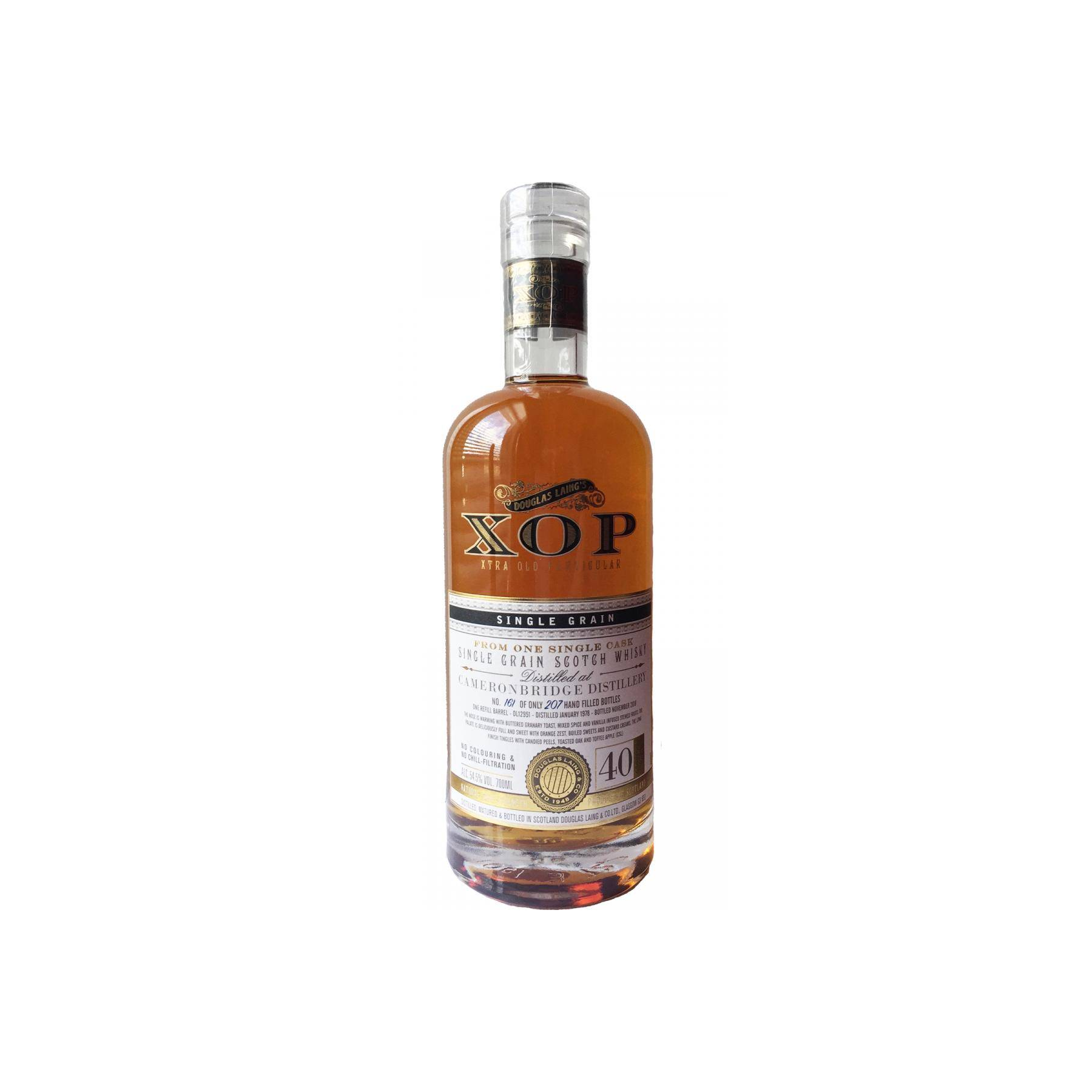 Cameronbridge 1978 40 Years Single Grain Whisky