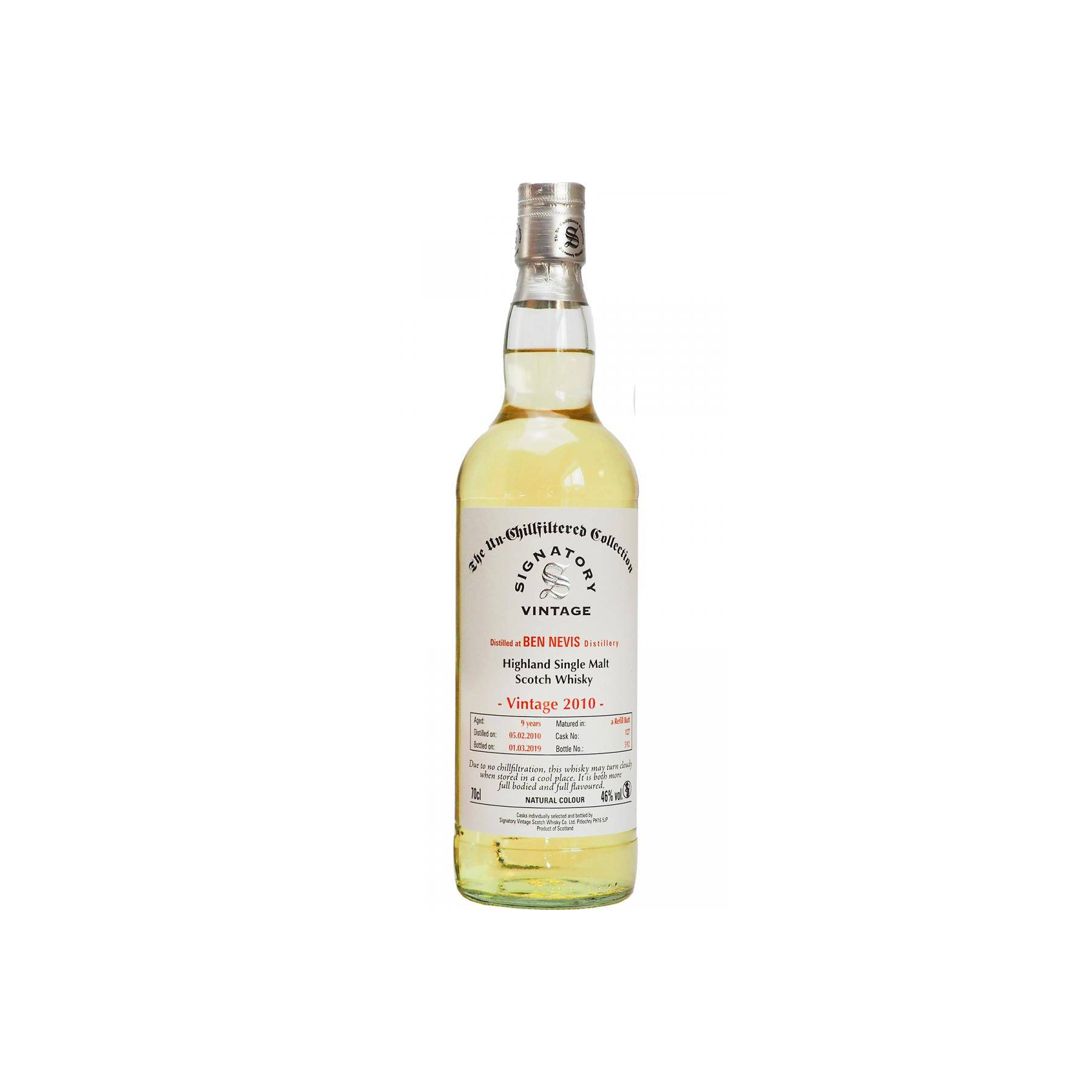 Ben Nevis The Un-Chillfiltered Collection 2010 9 Years Single Malt Whisky