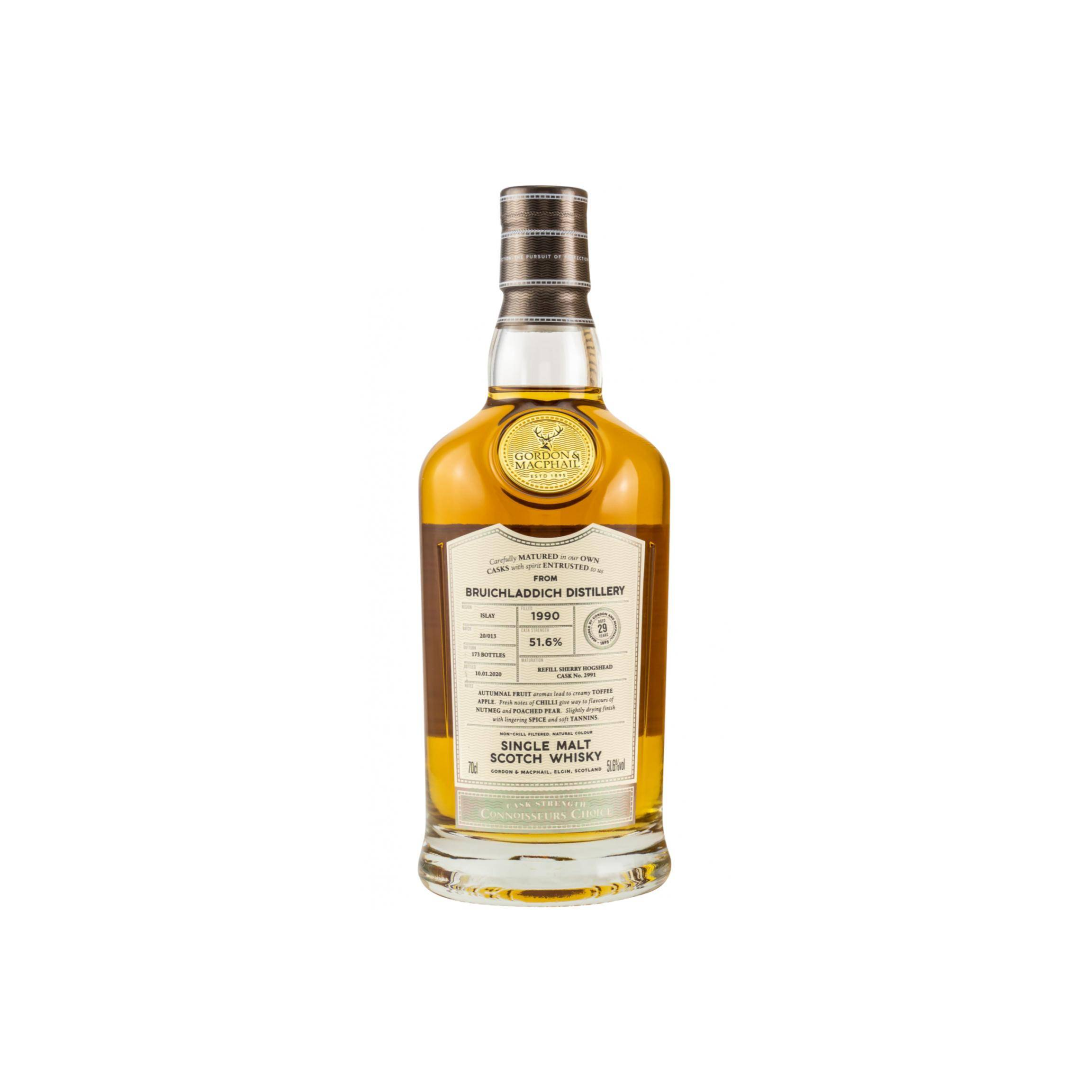 Bruichladdich Connoisseurs Choice - Cask Strength 1990 29 Years Single Malt Whisky