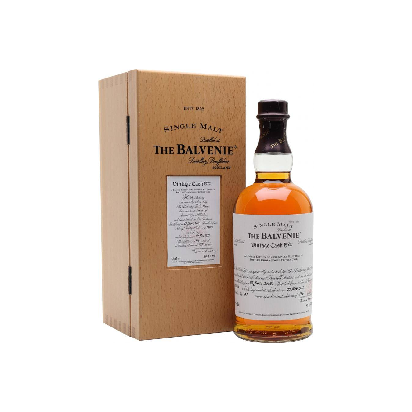The Balvenie 1972 30 Years Single Malt Whisky 2