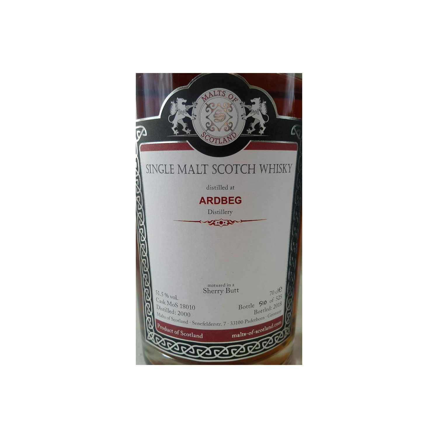 Ardbeg 2000 18 Years Single Malt Whisky 2
