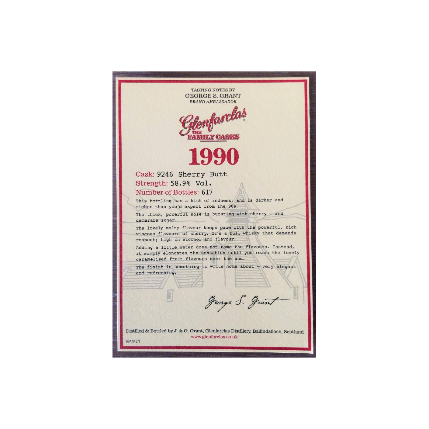 Glenfarclas 1990 16 Years Single Malt Whisky 3