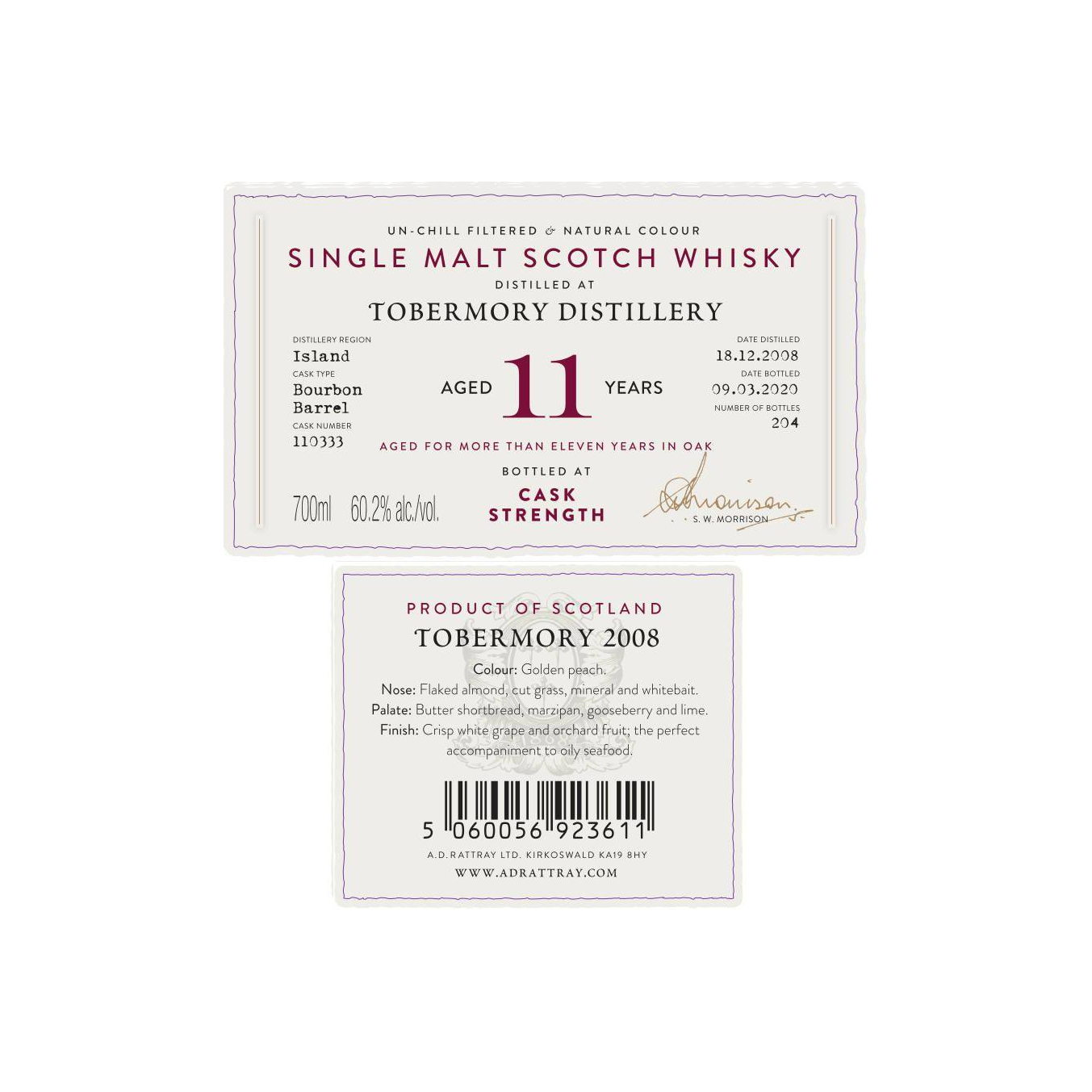 Tobermory 2008 11 Years Single Malt Whisky 2