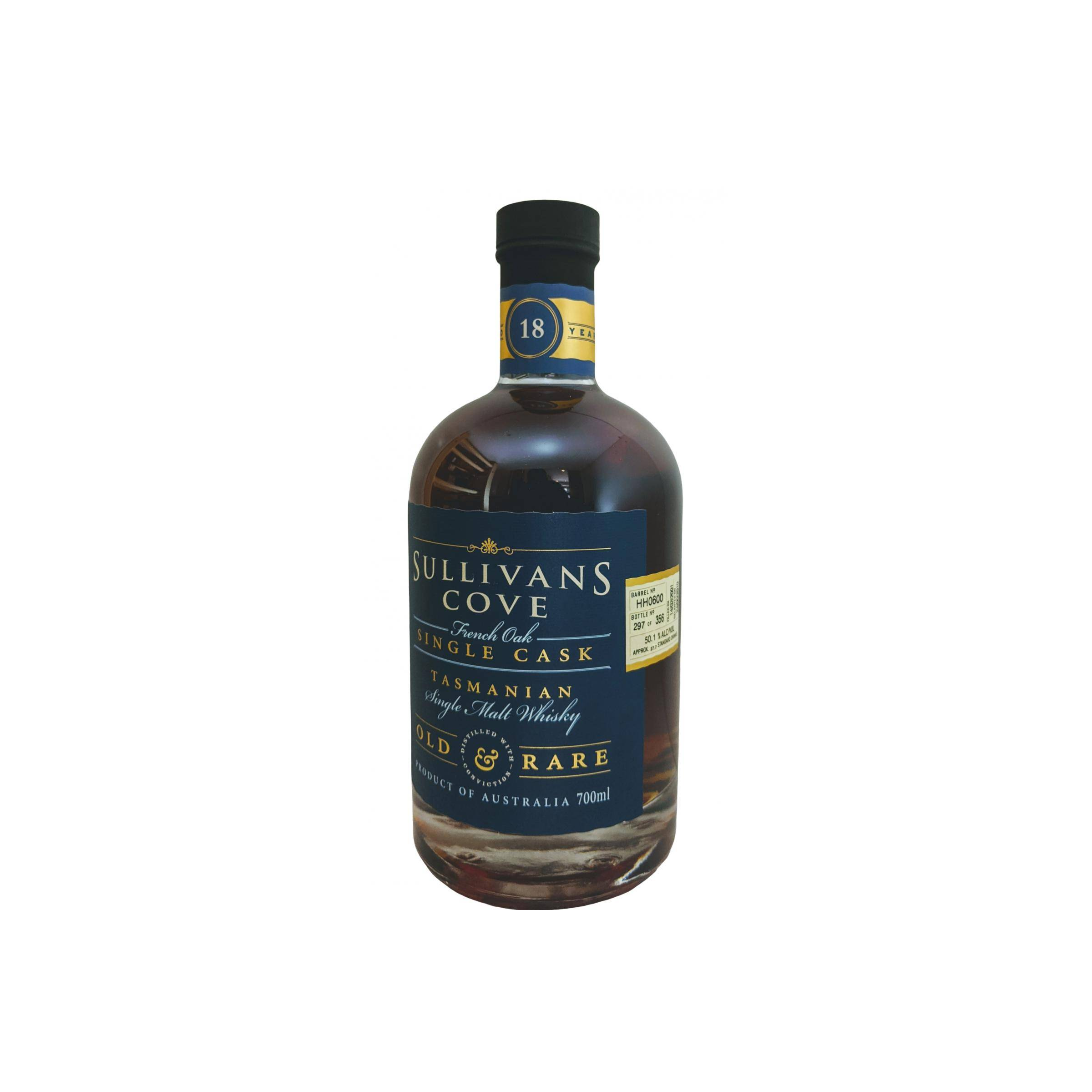 Sullivans Cove 2001 18 Years Single Malt Whisky