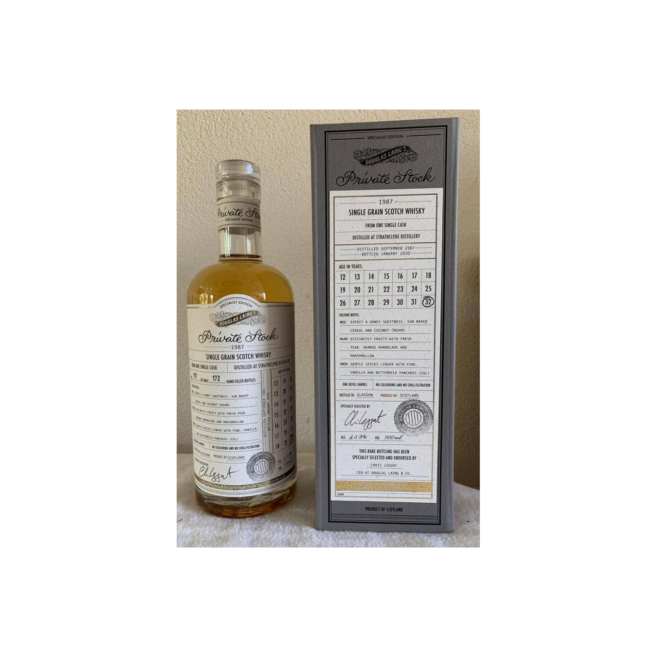 Strathclyde 1987 32 Years Single Grain Whisky 2