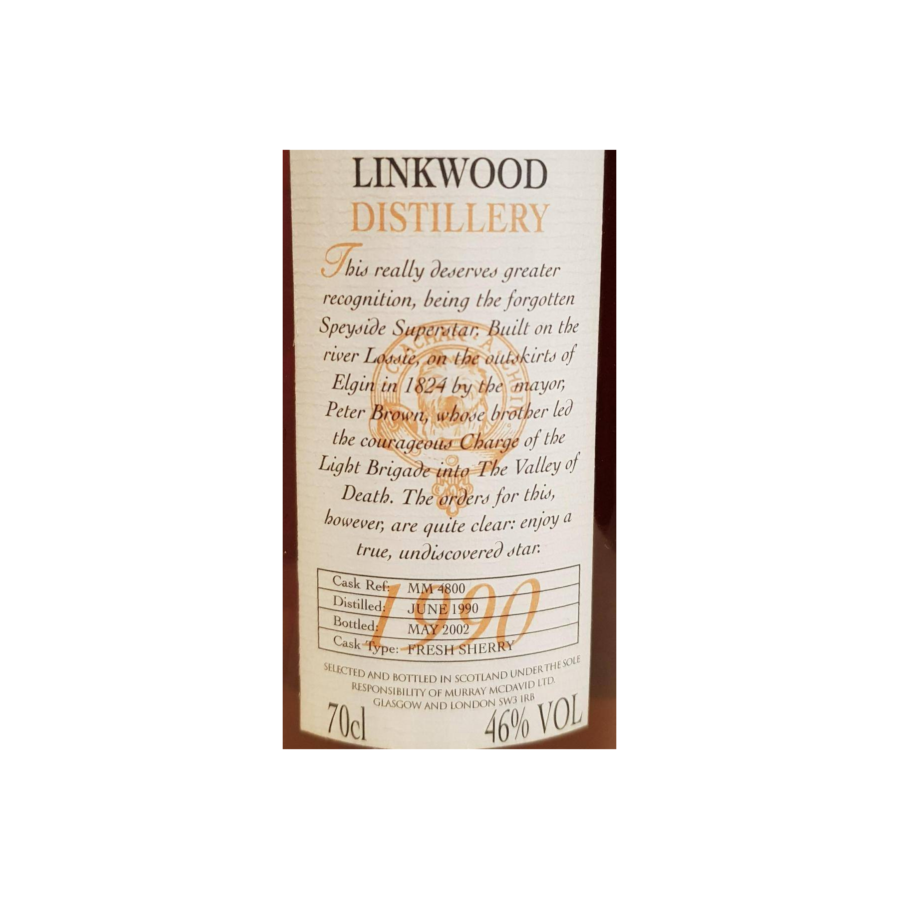 Linkwood 1990 11 Years Single Malt Whisky 2