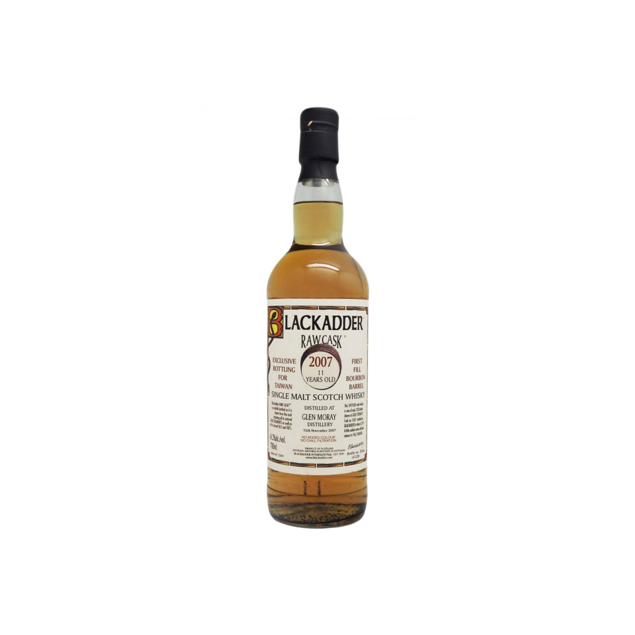 Glen Moray Raw Cask 2007 11 Years Single Malt Whisky