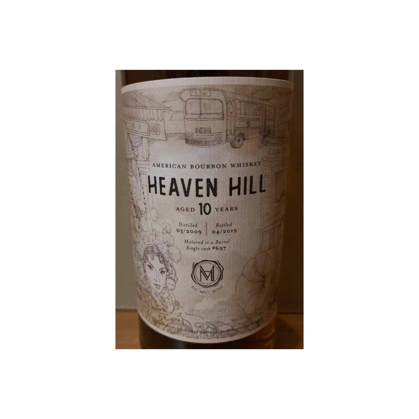 The Whisky Agency 2009 10 Years Bourbon Whisky 2