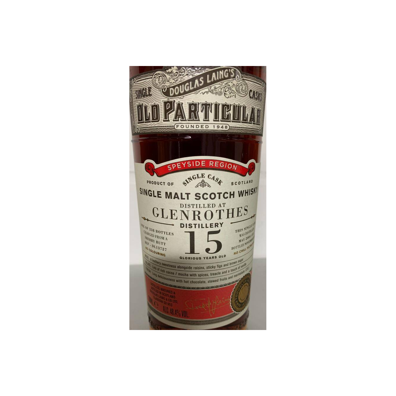 The Glenrothes Old Particular 2004 15 Years Single Malt Whisky 2