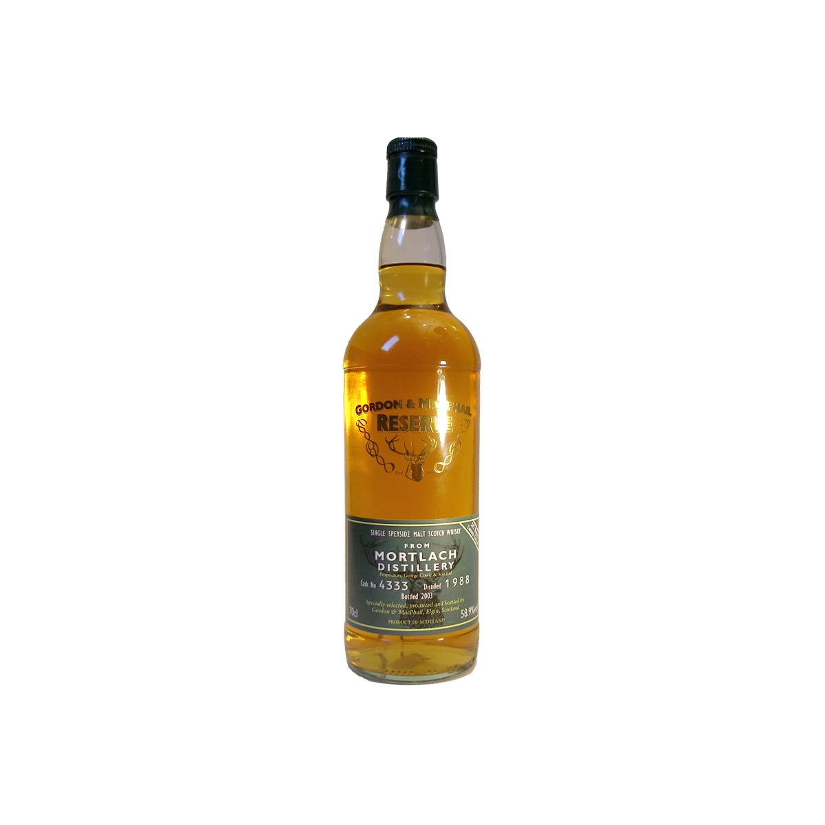 Mortlach Reserve 1988 15 Years Single Malt Whisky