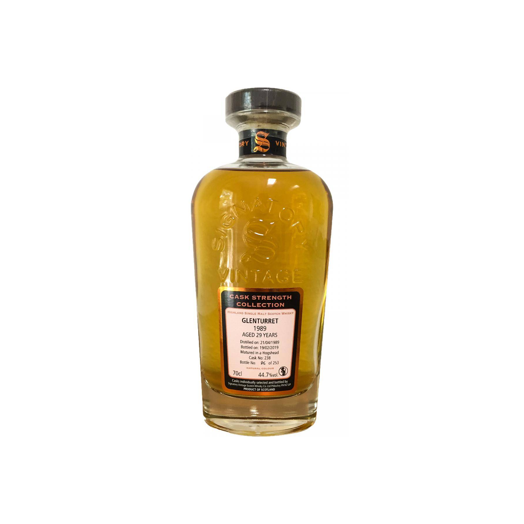 The Glenturret Cask Strength Collection 1989 29 Years Single Malt Whisky 2