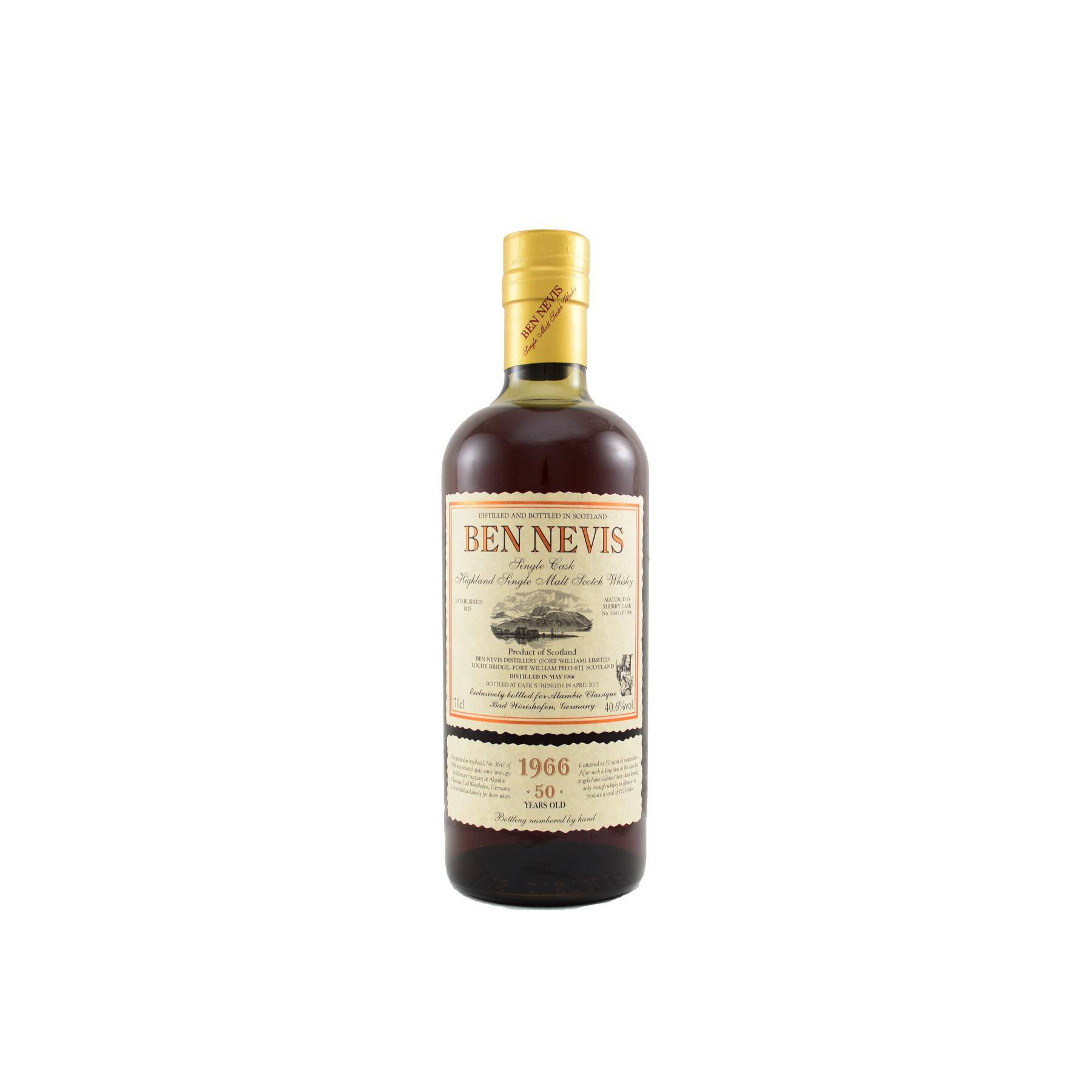 Ben Nevis 1966 50 Years Single Malt Whisky