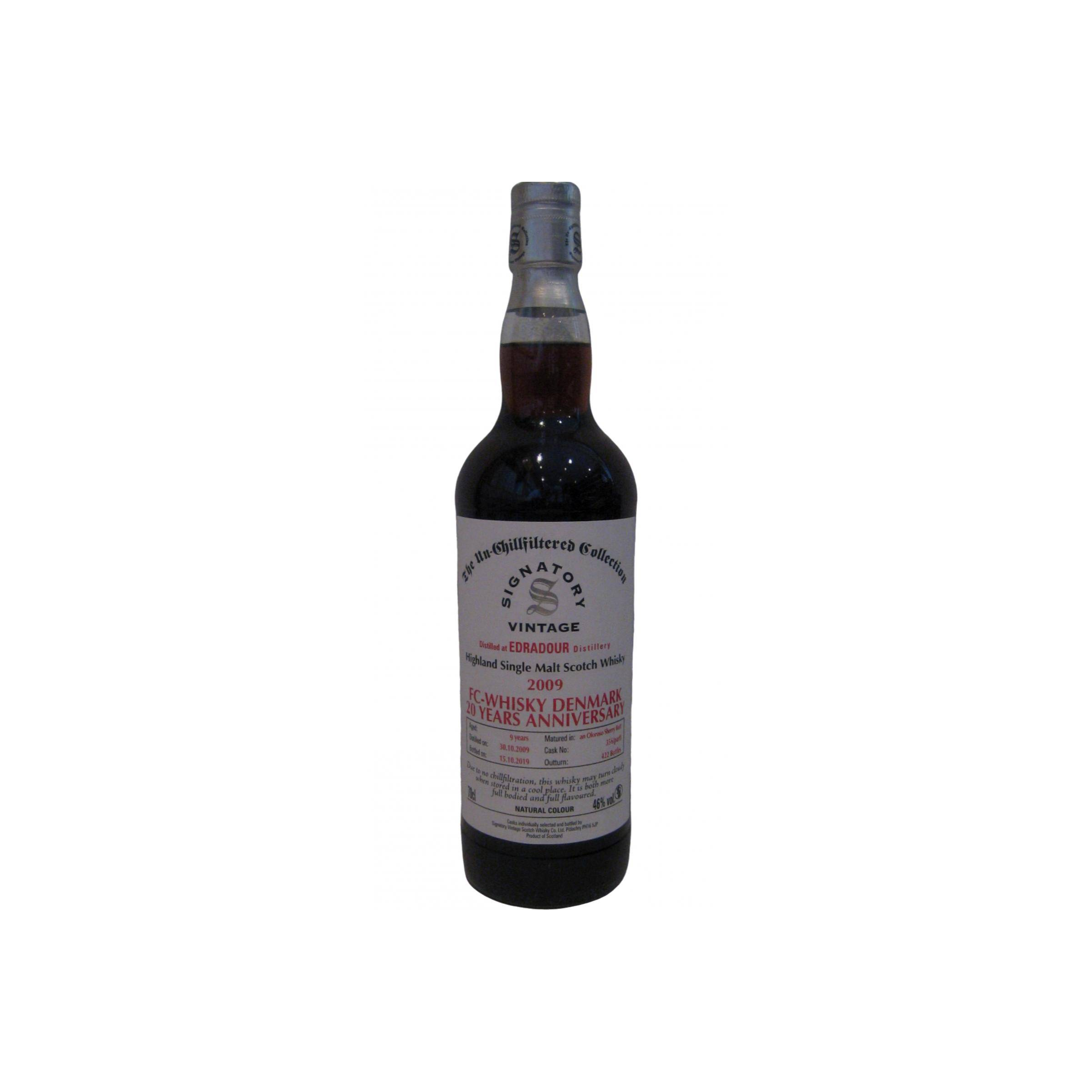 Edradour The Un-Chillfiltered Collection 2009 9 Years Single Malt Whisky